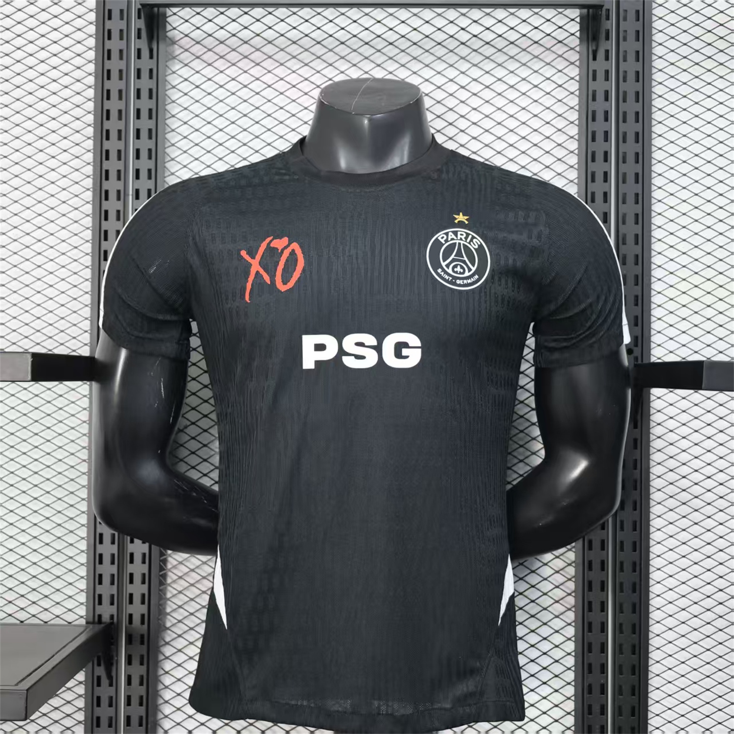 foot-Paris Saint-Germain PSG 25-26 Black XO Special Jersey - Player Version