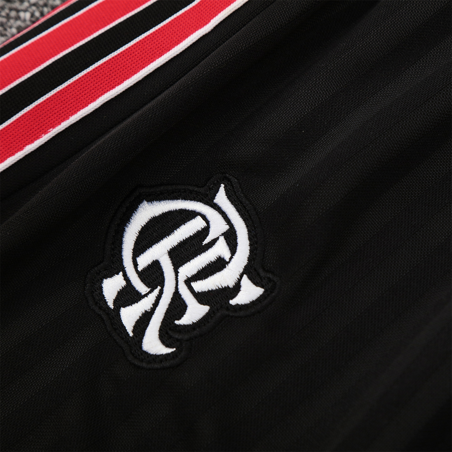 foot-Flamengo 25-26 Short-Sleeve Training Set - Red Top & Black Shorts