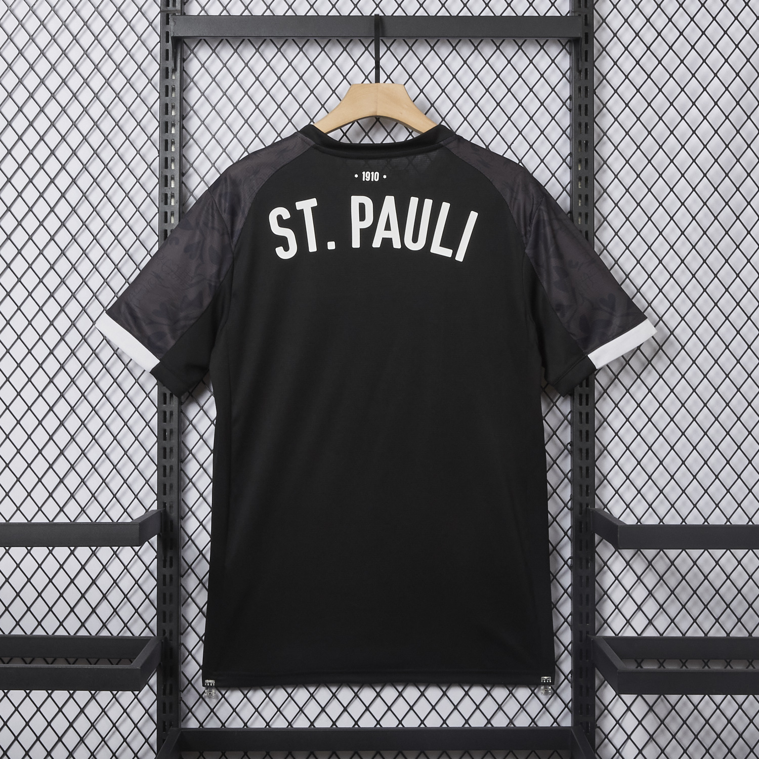 foot-St. Pauli 25-26 Third Black Jersey - Fans Version