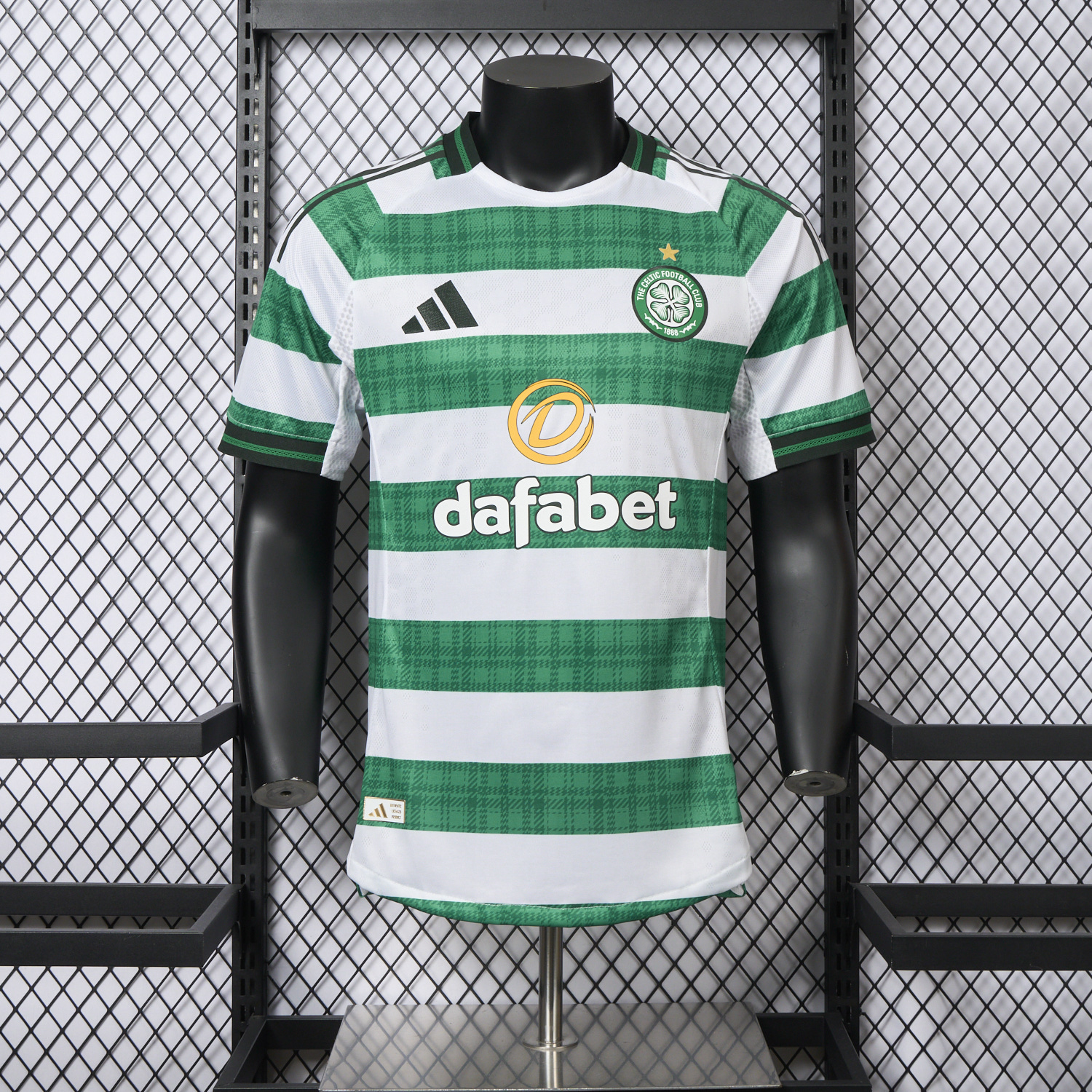 foot-Celtic 25-26 Home Green White Stripes Jersey - Player Version