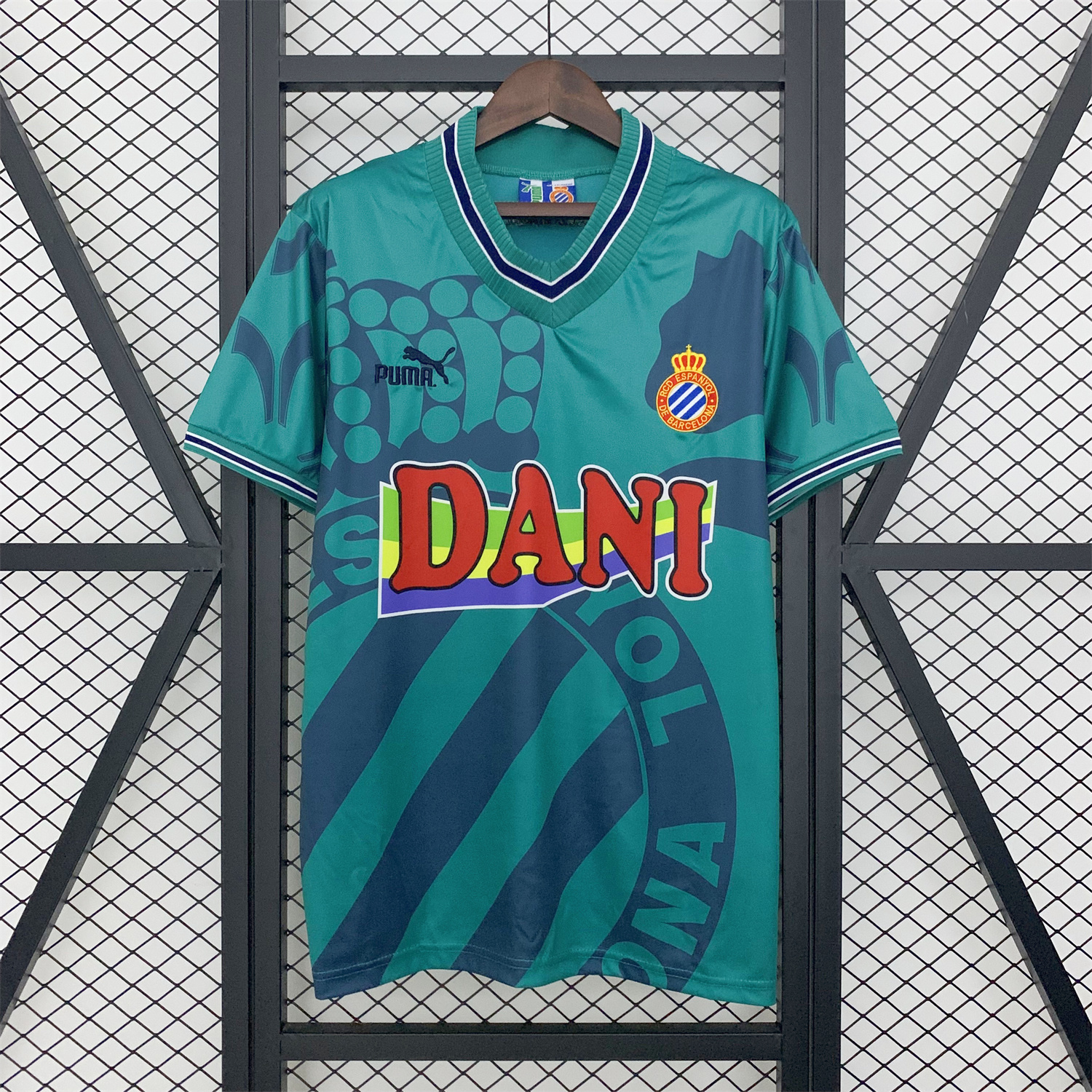 JerseysGala.com | Retro RCD Espanyol 1996-97 Away Jersey -Customize Name, Number and Patch | Worldwide Shipping