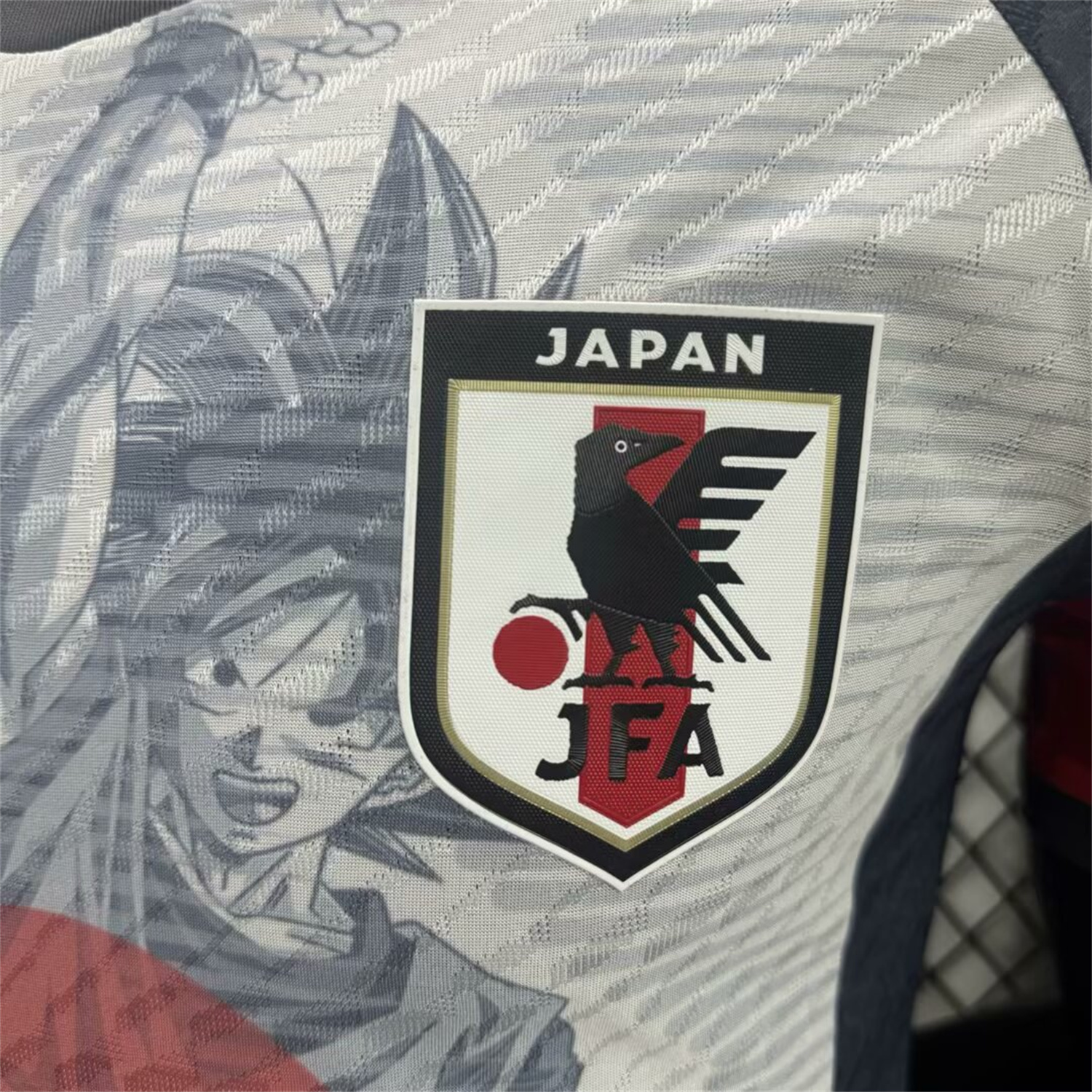 foot-Japan 25-26 Dragon Ball Goku Sketch White & Red Special Jersey - Player Version