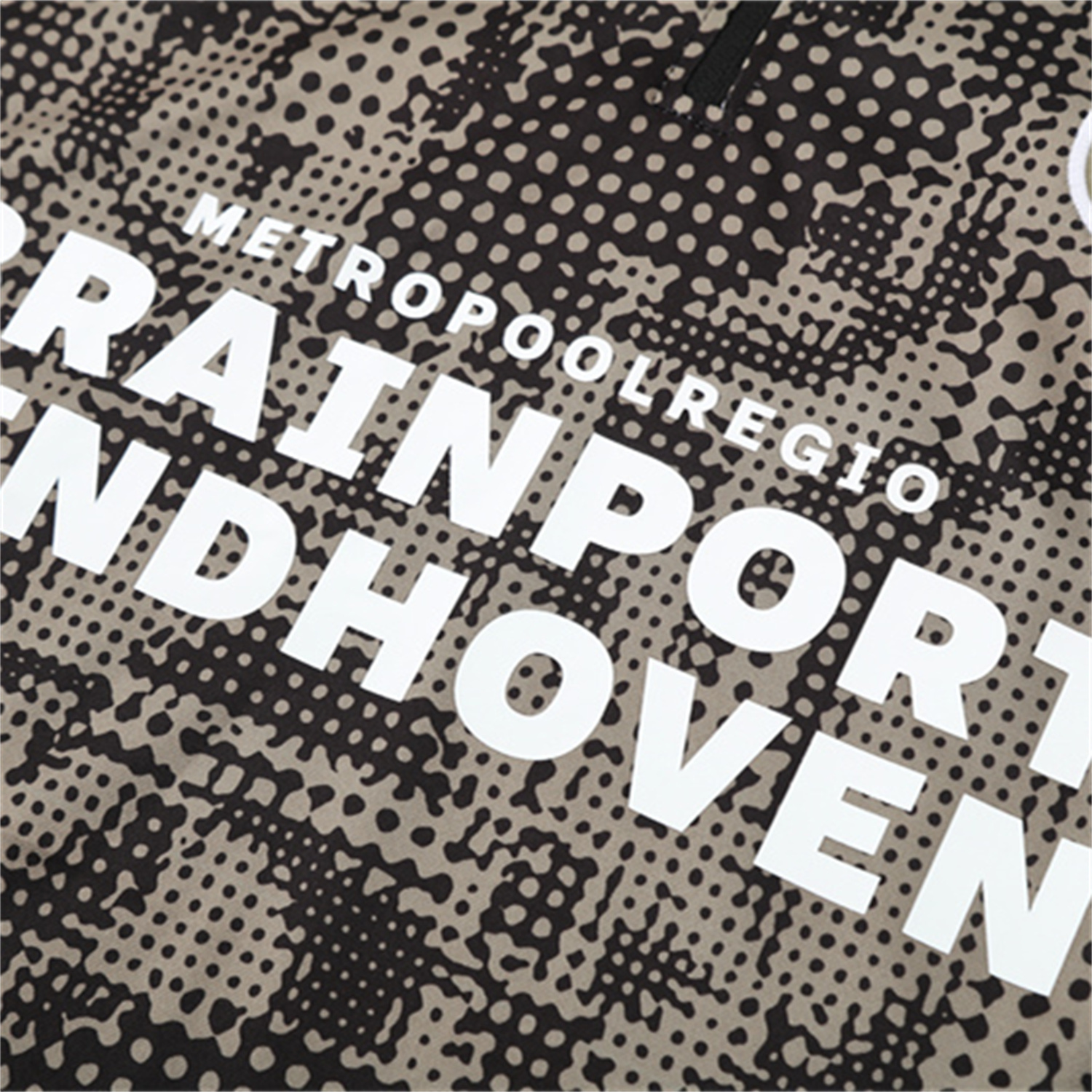 foot-PSV Eindhoven 25-26 Kids Long Sleeve Training Set - Army Green Top & Black Pants