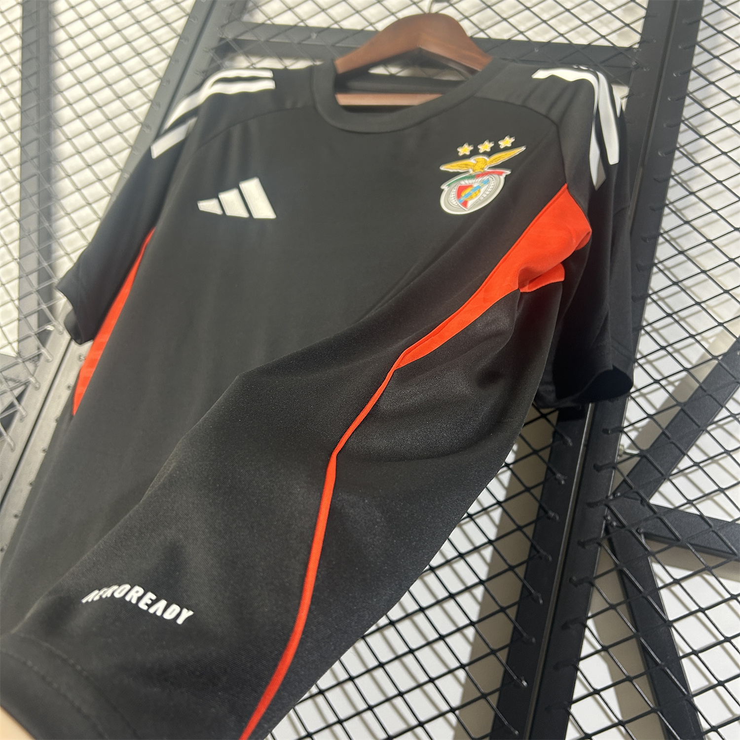 foot-Benfica 25-26 Black Training Jersey - Fans Version