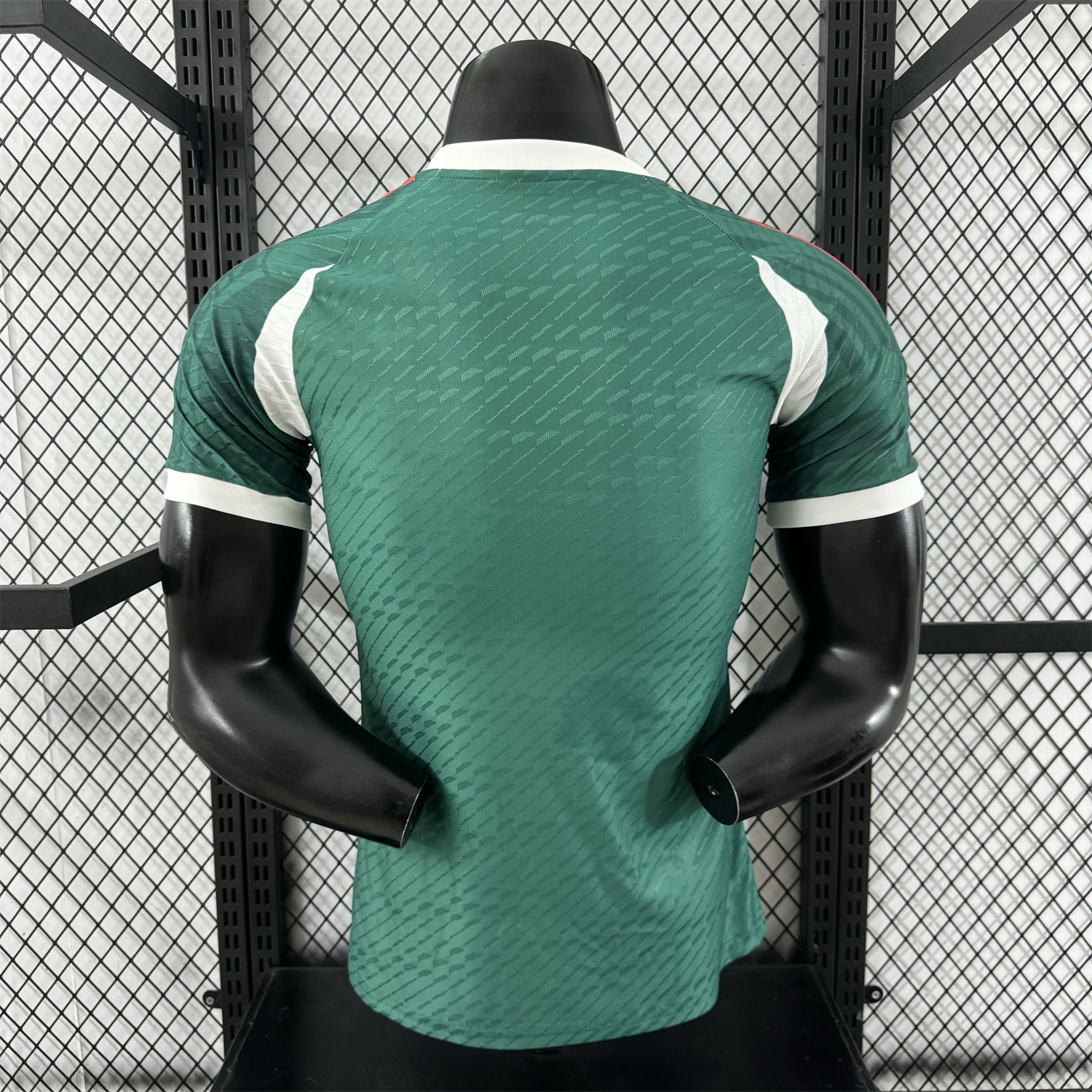 foot-Mexico 25-26 Green Human Face Shaped Pattern Special Jersey - Player Version