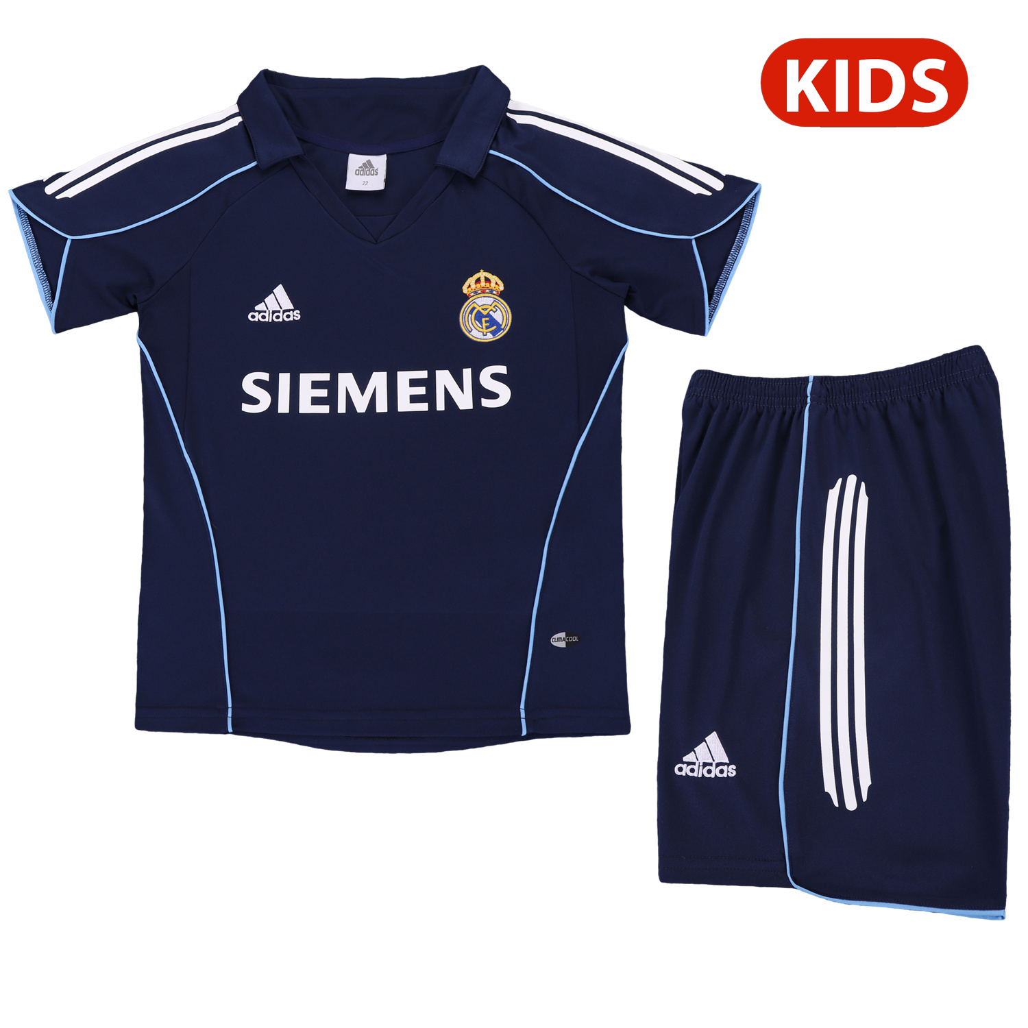 foot-Retro Real Madrid 05-06 Away Kids Kit