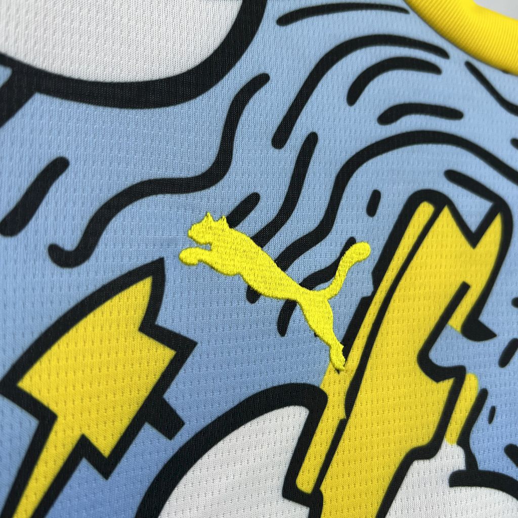 SIUjerseys-Manchester City 24-25 Blue Fan-designed Special Edition Jersey - Fans Version