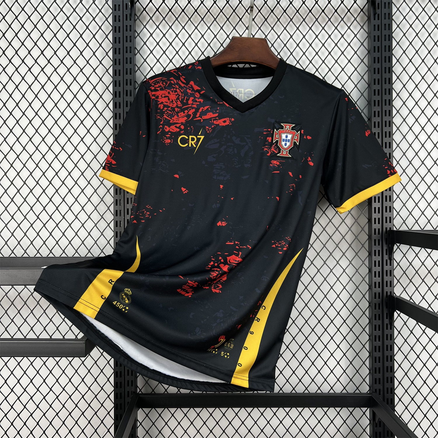Funinjersey-Portugal 2026 Black With Red Accents Special Jersey - Fans Version