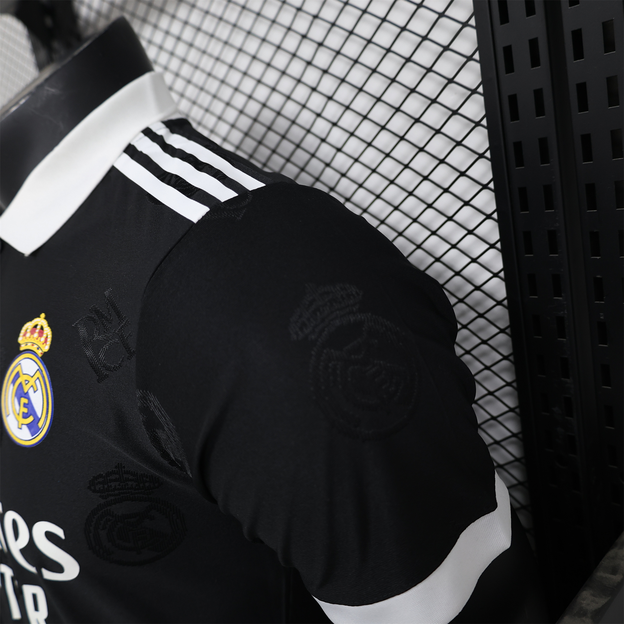JerseysGala.com | Real Madrid 24-25 Black LOGO Special Edition Jersey - Player Version -Customize Name, Number and Patch | Worldwide Shipping