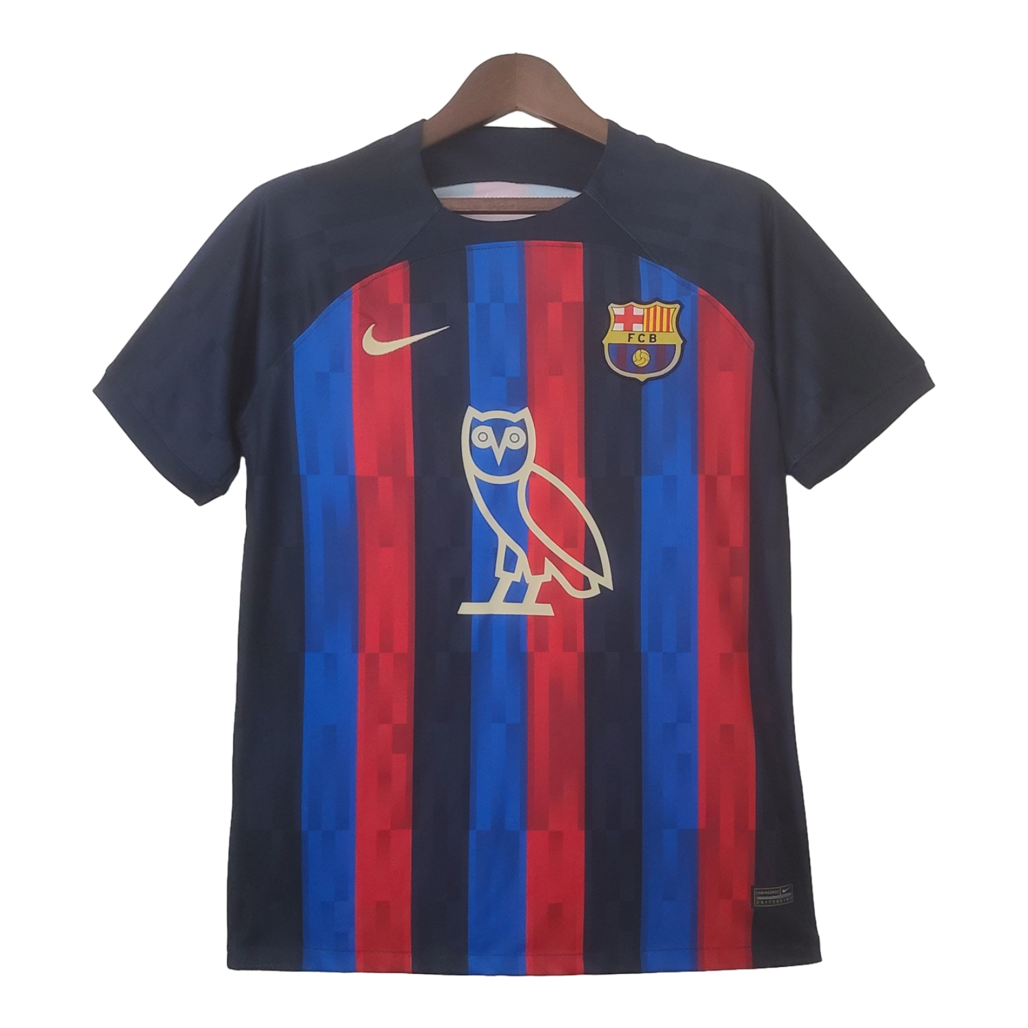 foot-Retro Barcelona 22-23 Owl Sponsor Home Jersey