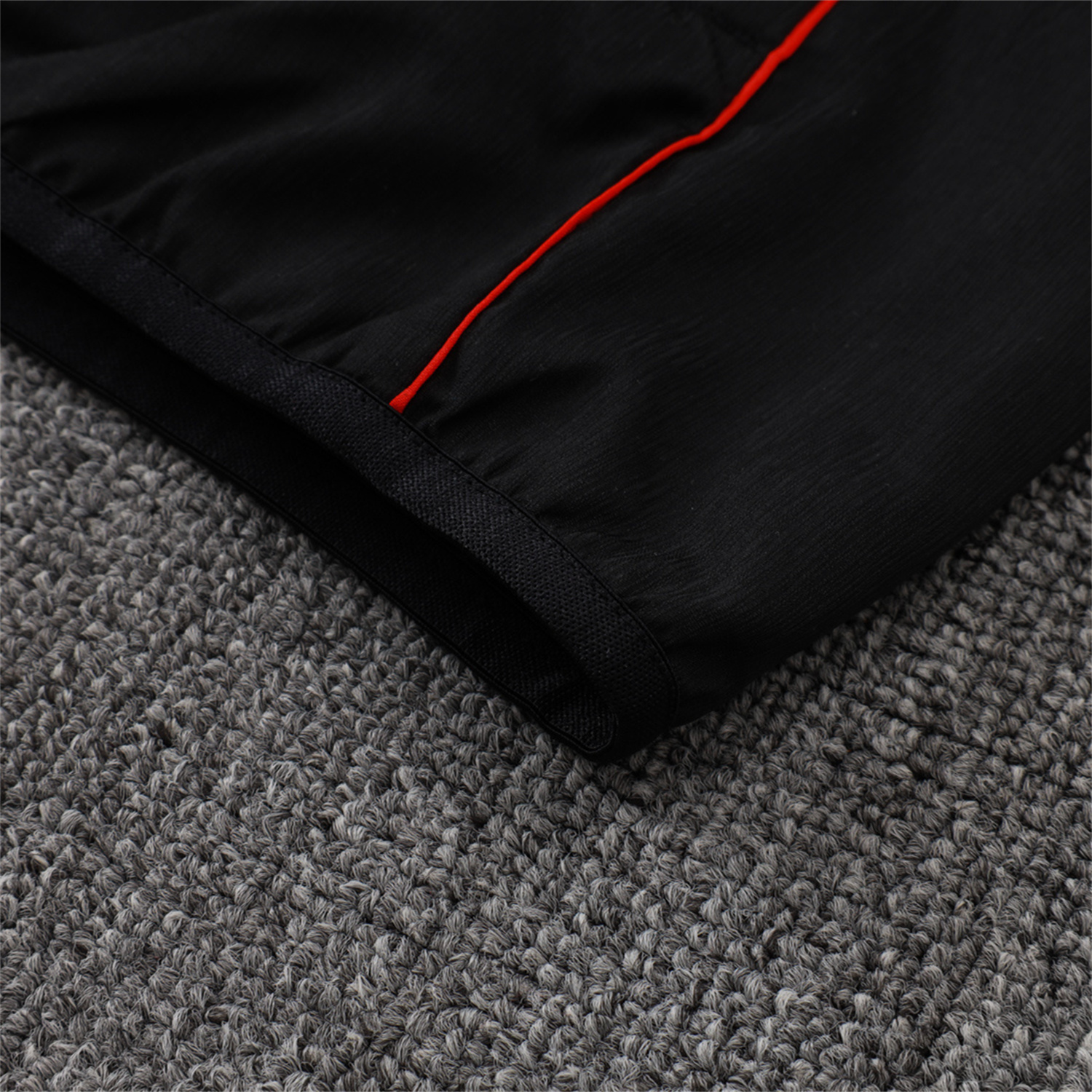 Unitedfootballkit.com | Ajax 25-26 Windbreaker Training Set - Black Top and Pants -Customize Name, Number and Patch | Worldwide Shipping