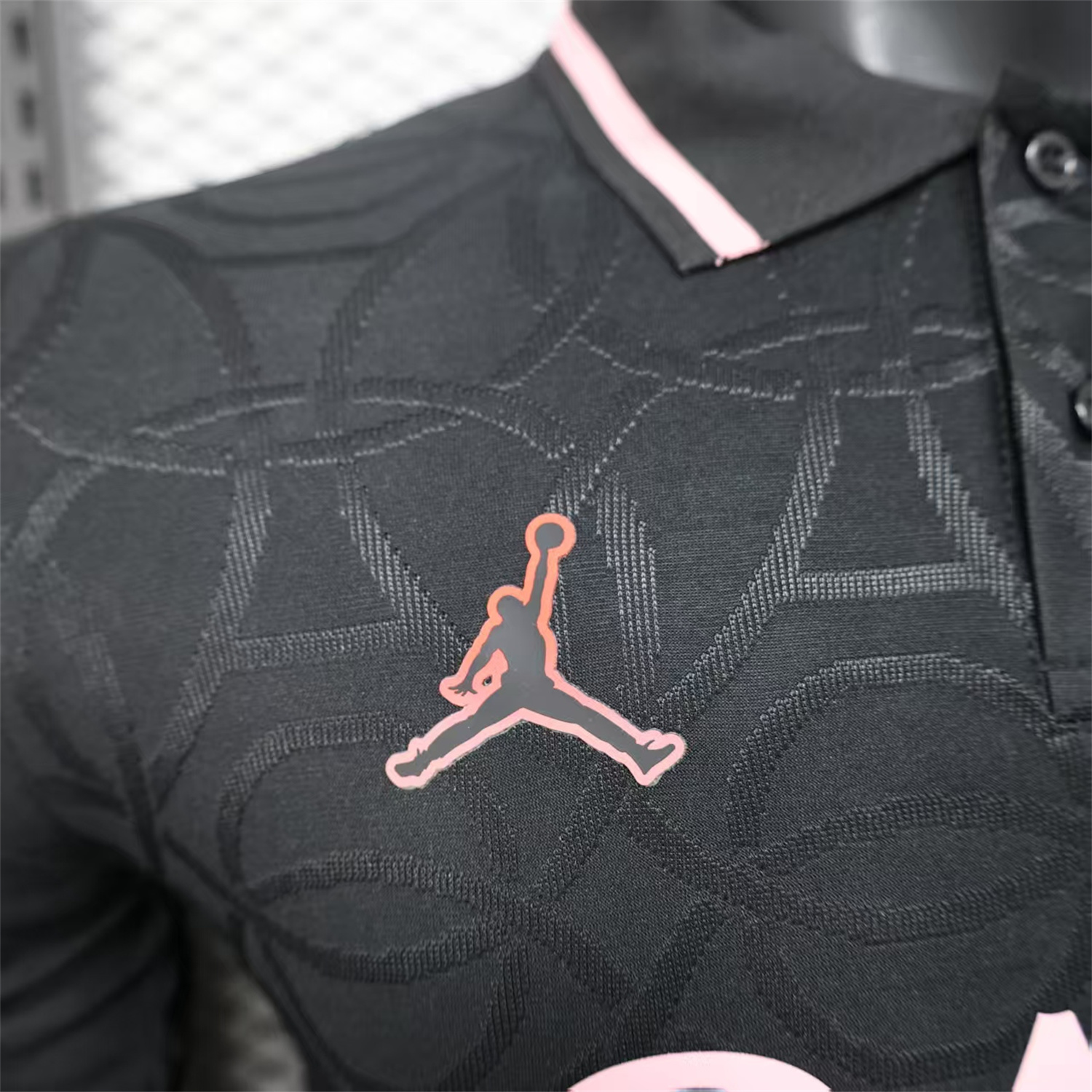 foot-Paris Saint-Germain PSG 25-26 JD Black Special Jersey with Red Badge - Player Version