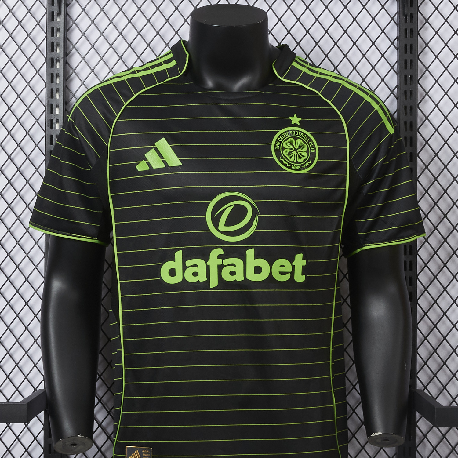 foot-Celtic 25-26 Away Black Jersey - Player Version