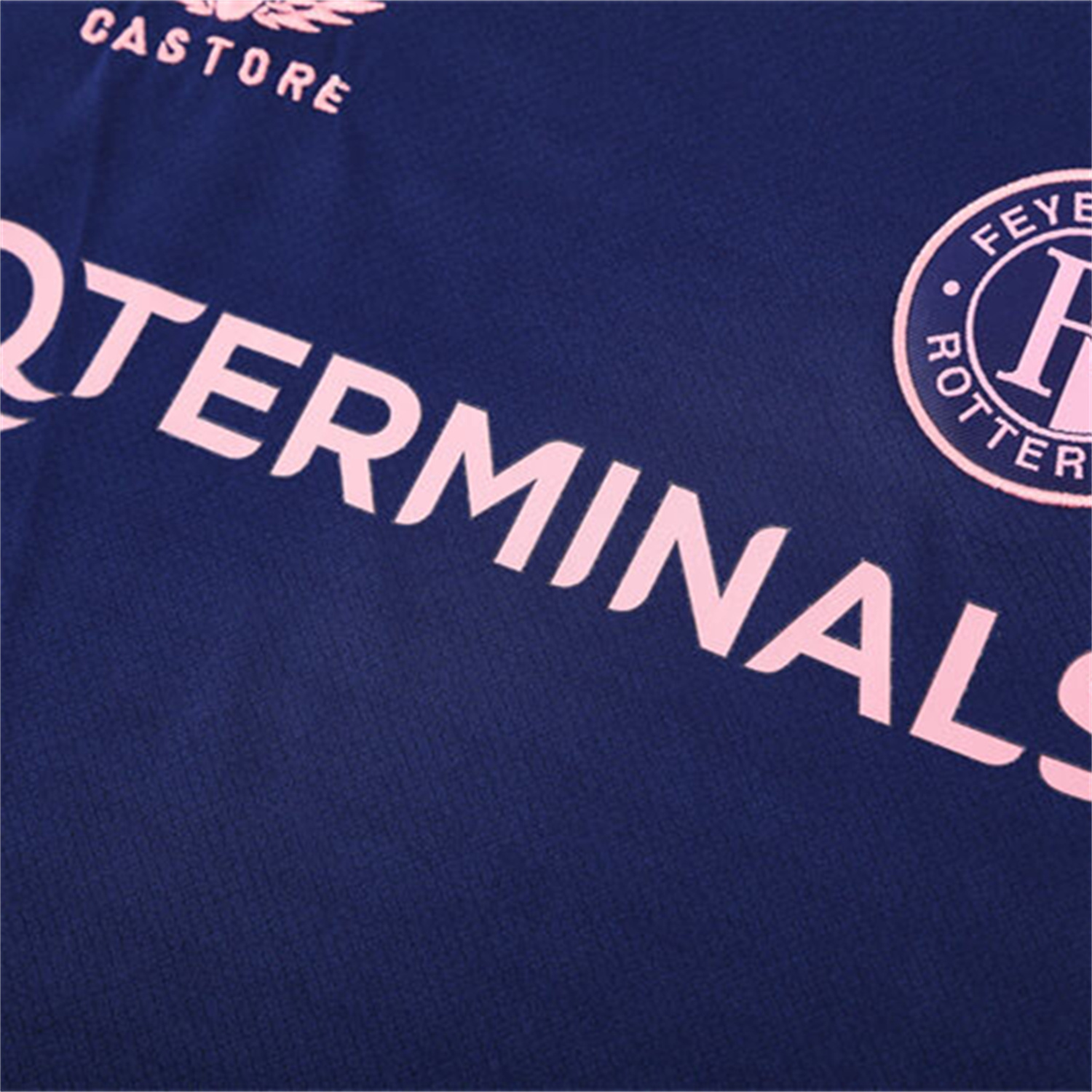 foot-Feyenoord 25-26 Kids Short-Sleeve Training Set - Royal Blue Top & Royal Blue Shorts