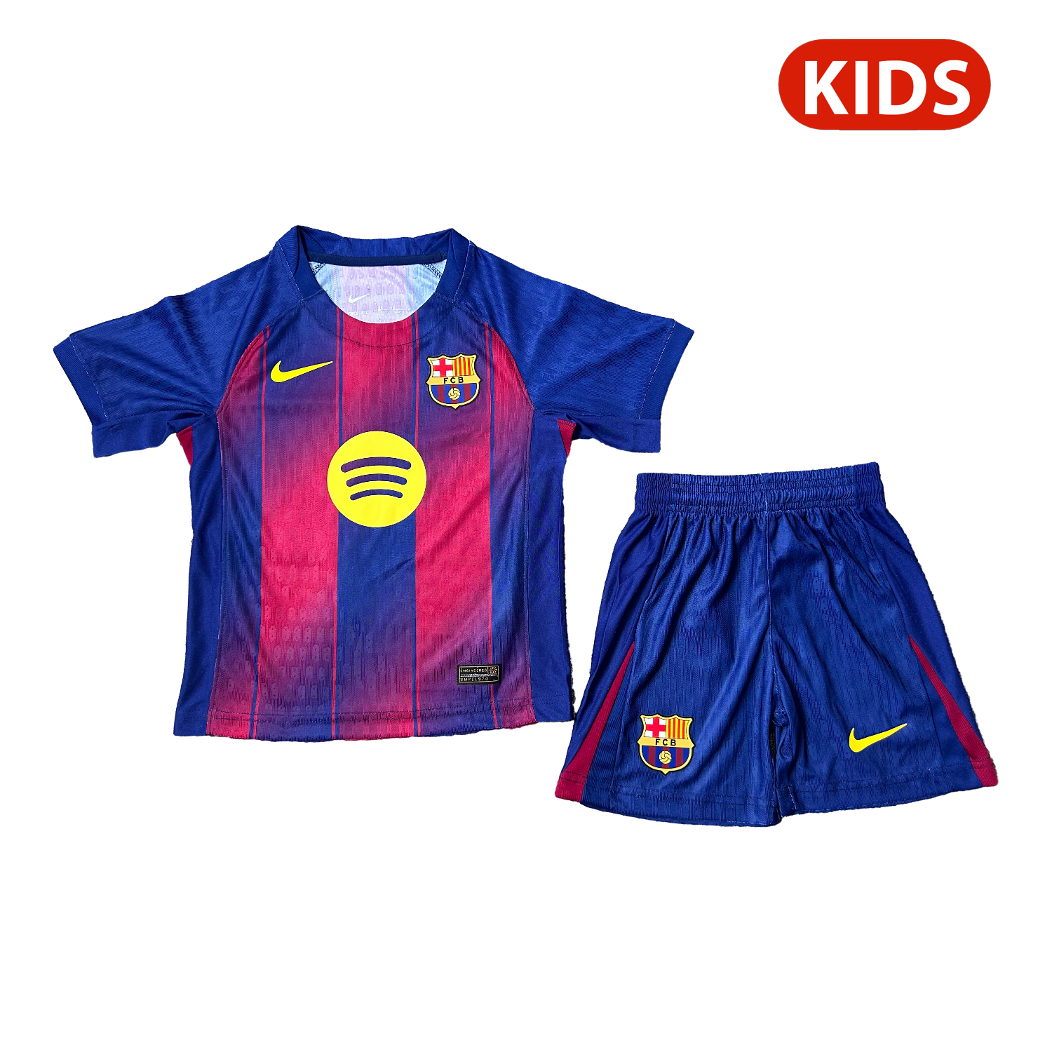 foot-Barcelona 25-26 Home Kids Kit - Player Version