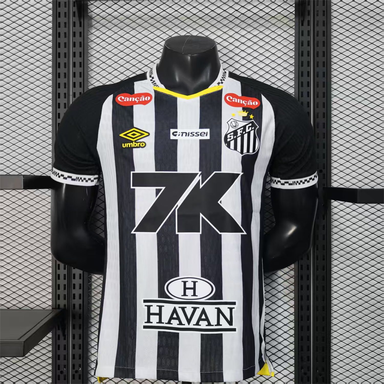 foot-Santos 25-26 Away Jersey with Sponsors - Player Version
