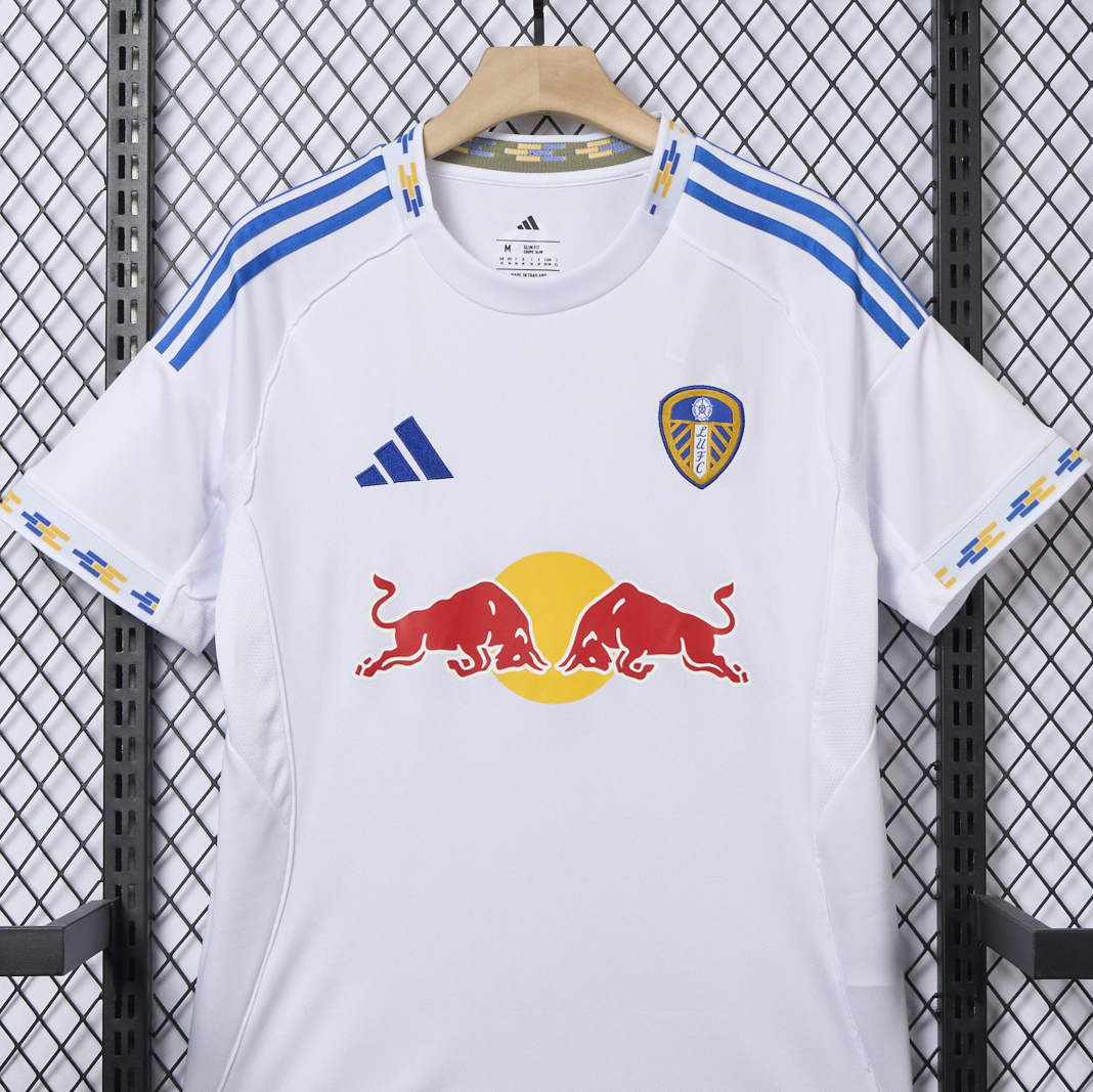 foot-Leeds United 25-26 Home White Jersey - Fans Version