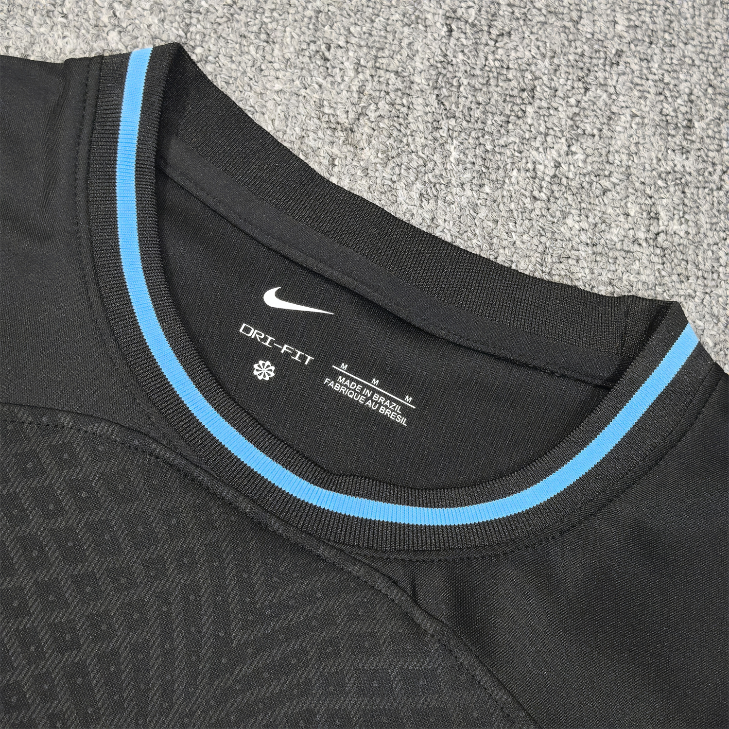 foot-Brazil 25-26 Reflective Team Logo Black Special Jersey - Fans Version