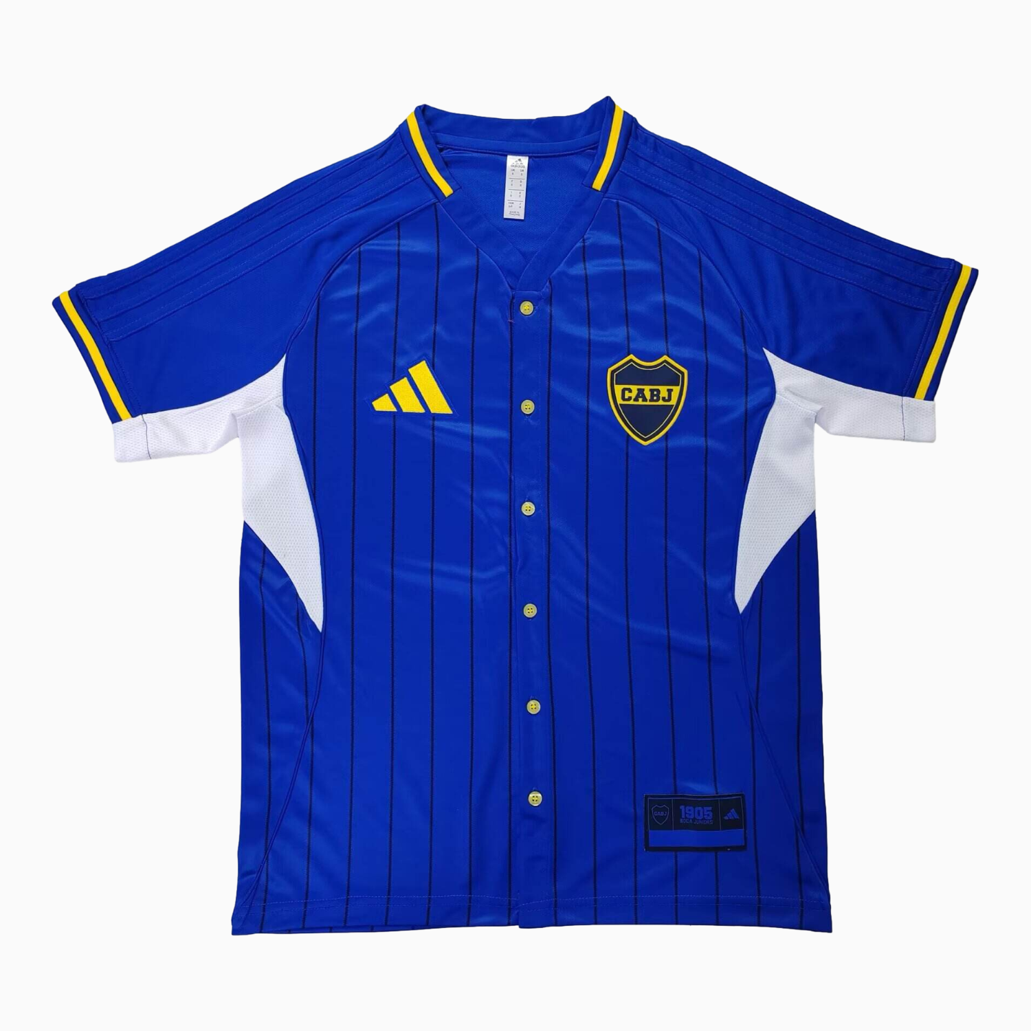 foot-Boca Juniors 25-26 Blue Baseball Jersey