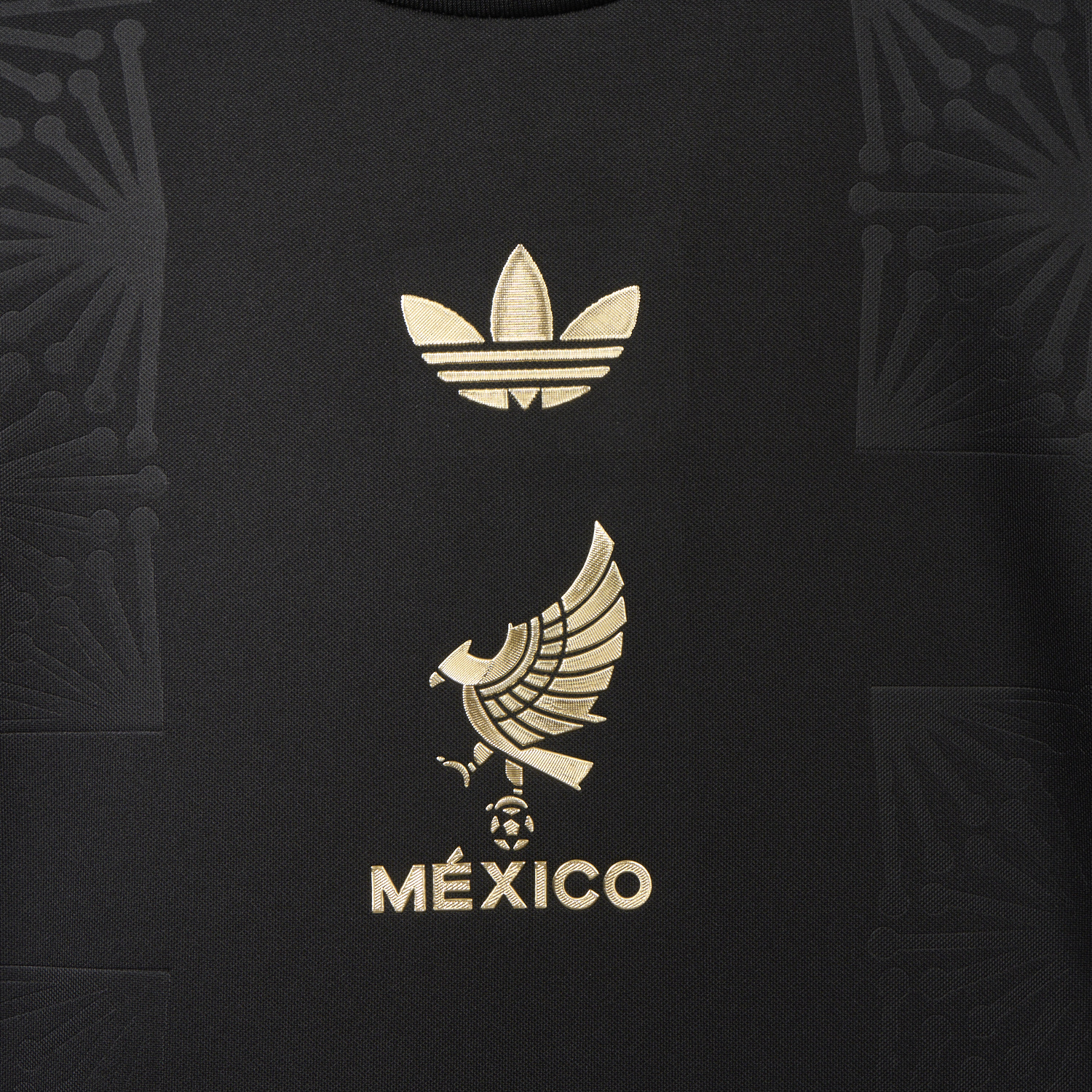 foot-Women's Mexico 2025 Gold Cup Black Jersey - Fans Version