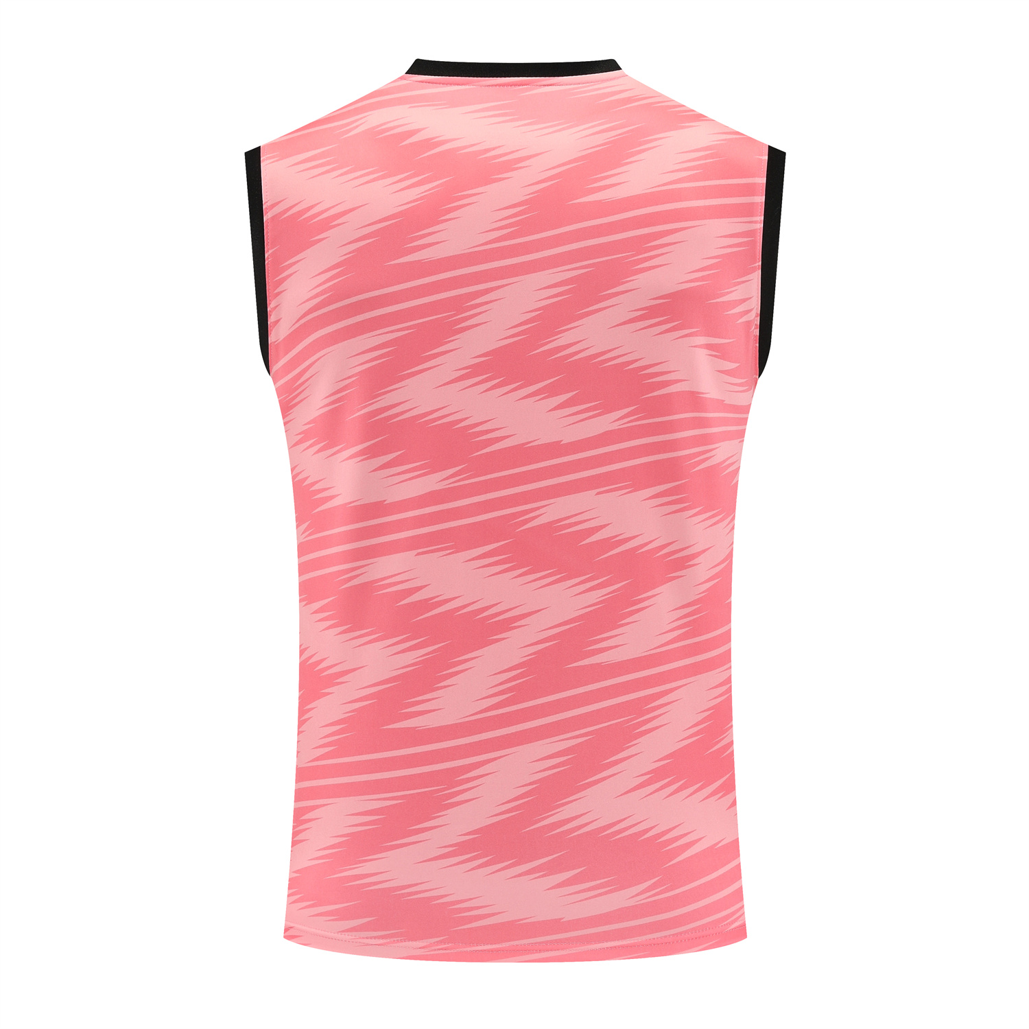 foot-Real Madrid 25-26 Vest Training Set - Pink Arrow Pattern Vest & Black Shorts