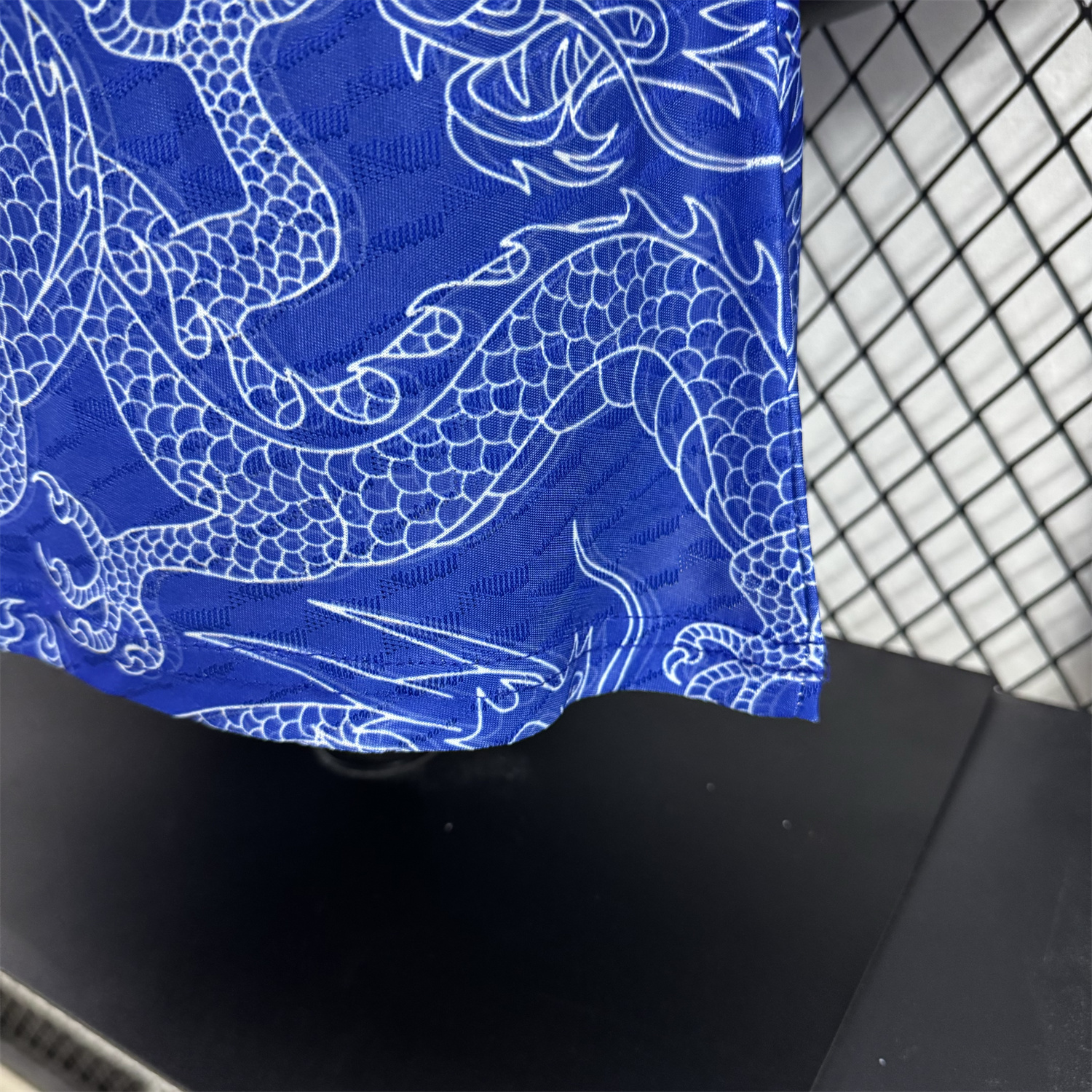 foot-Japan 25-26 White Dragon Pattern Blue Special Jersey - Player Version