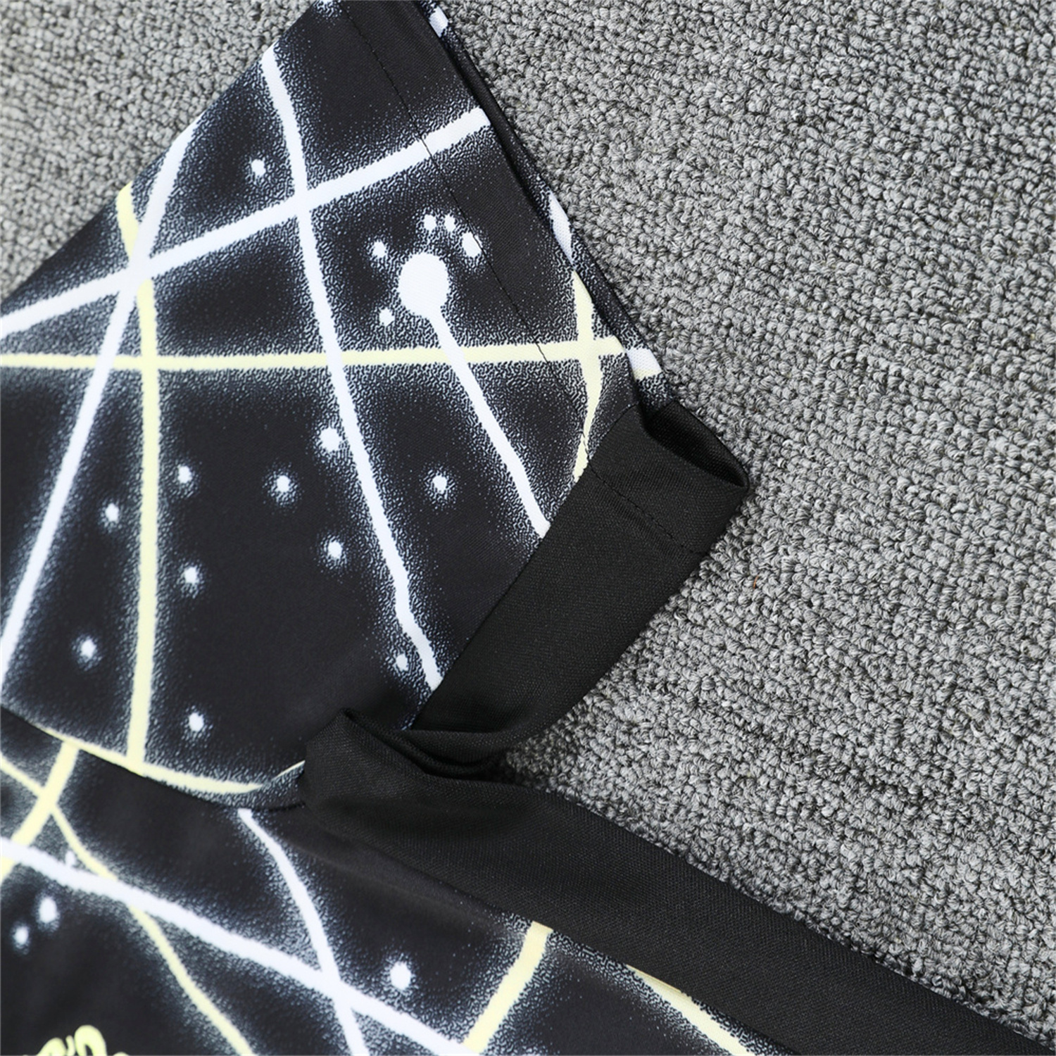 foot-C.H.E.L.S.E.A 25-26 Short-Sleeve Training Set - Yellow Fluorescent Rays Black Top & Black Shorts