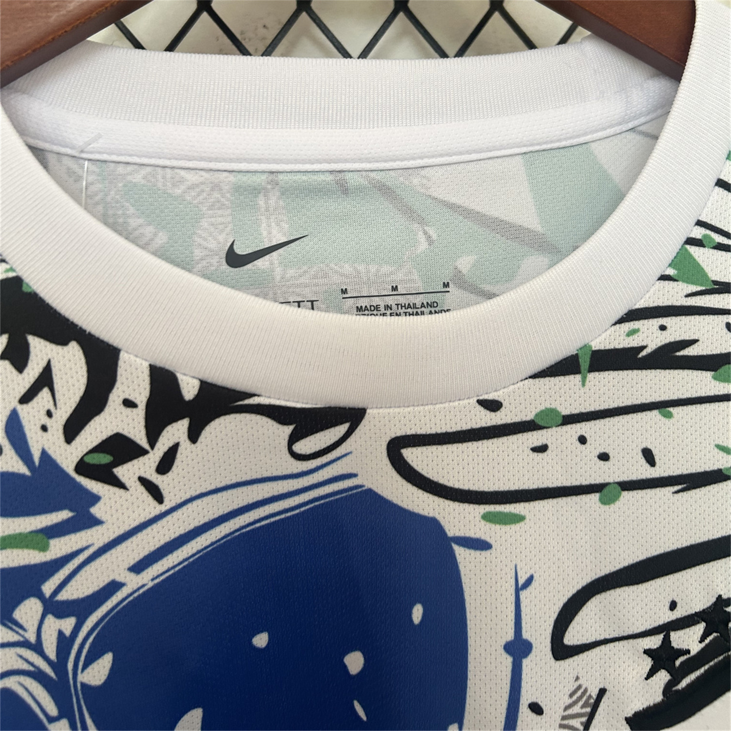 foot-Brazil 2025 Blue Macaw Special Jersey - Fans Version