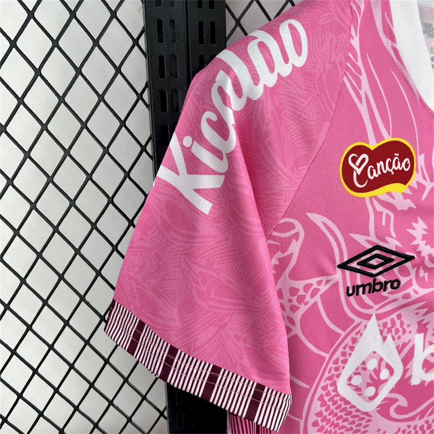 foot-Santos 25-26 Pink Special Jersey with Sponsors - Fans Version