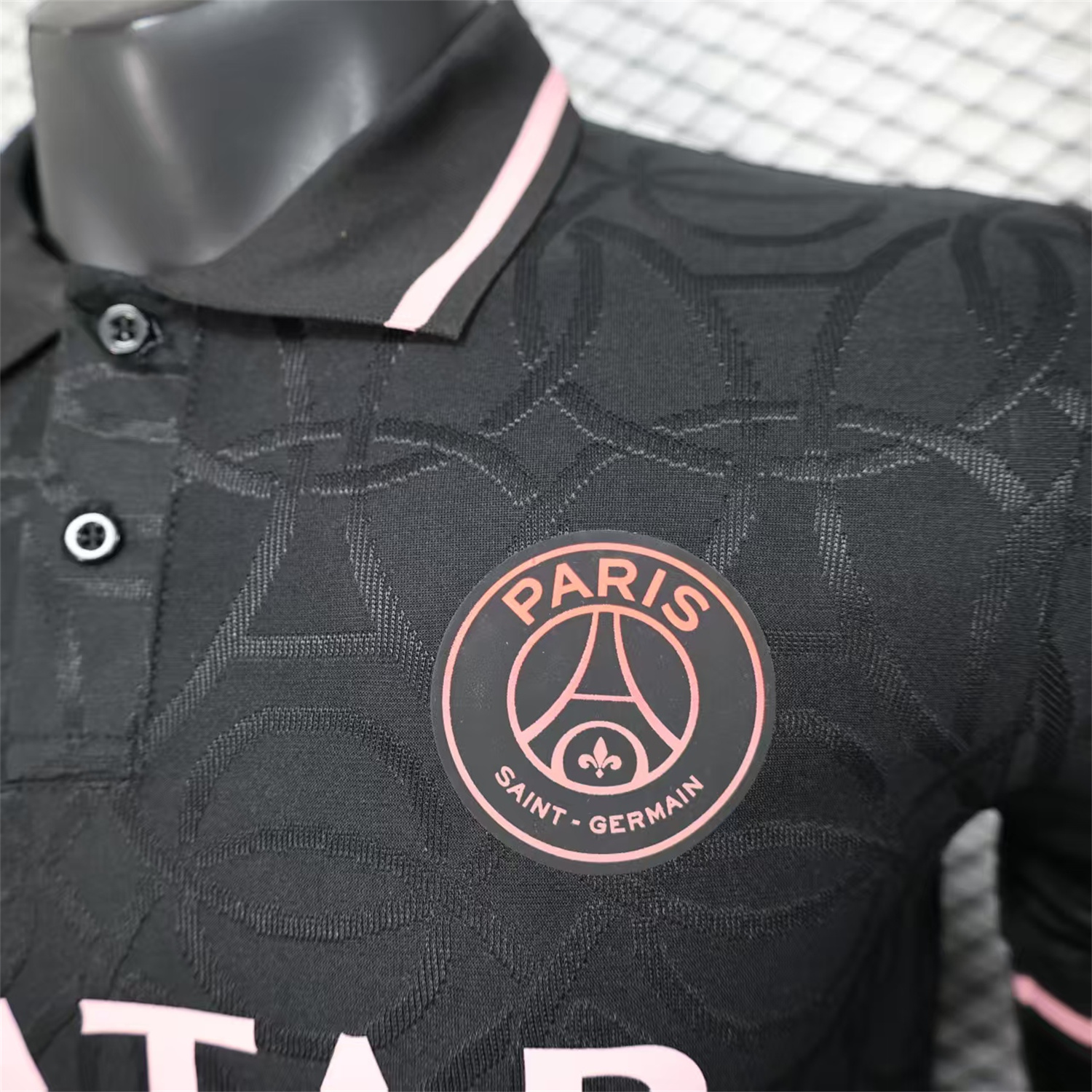 foot-Paris Saint-Germain PSG 25-26 JD Black Special Jersey with Red Badge - Player Version