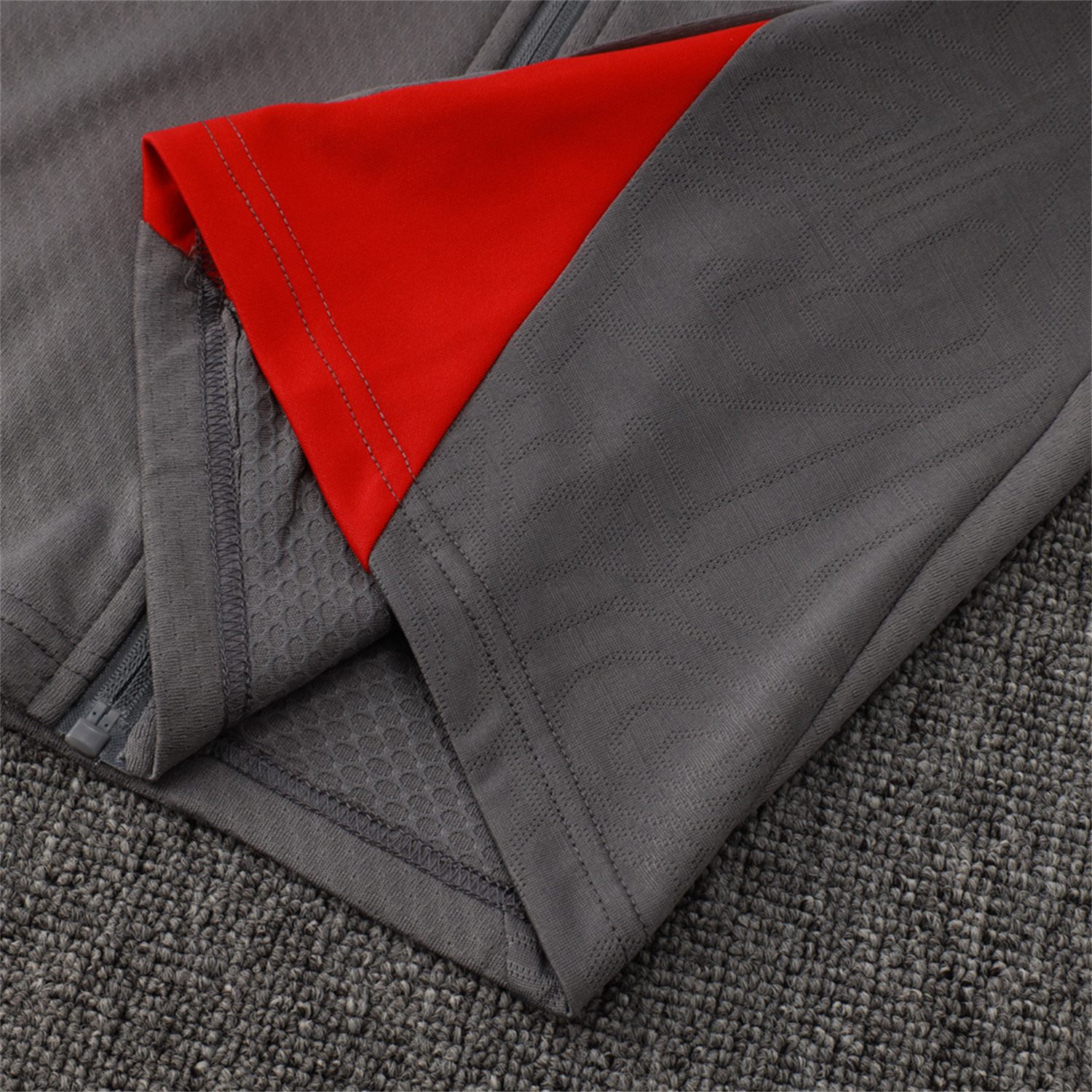 foot-AC Milan 25-26 Jacket Training Tracksuit - Grey top & Grey Pants