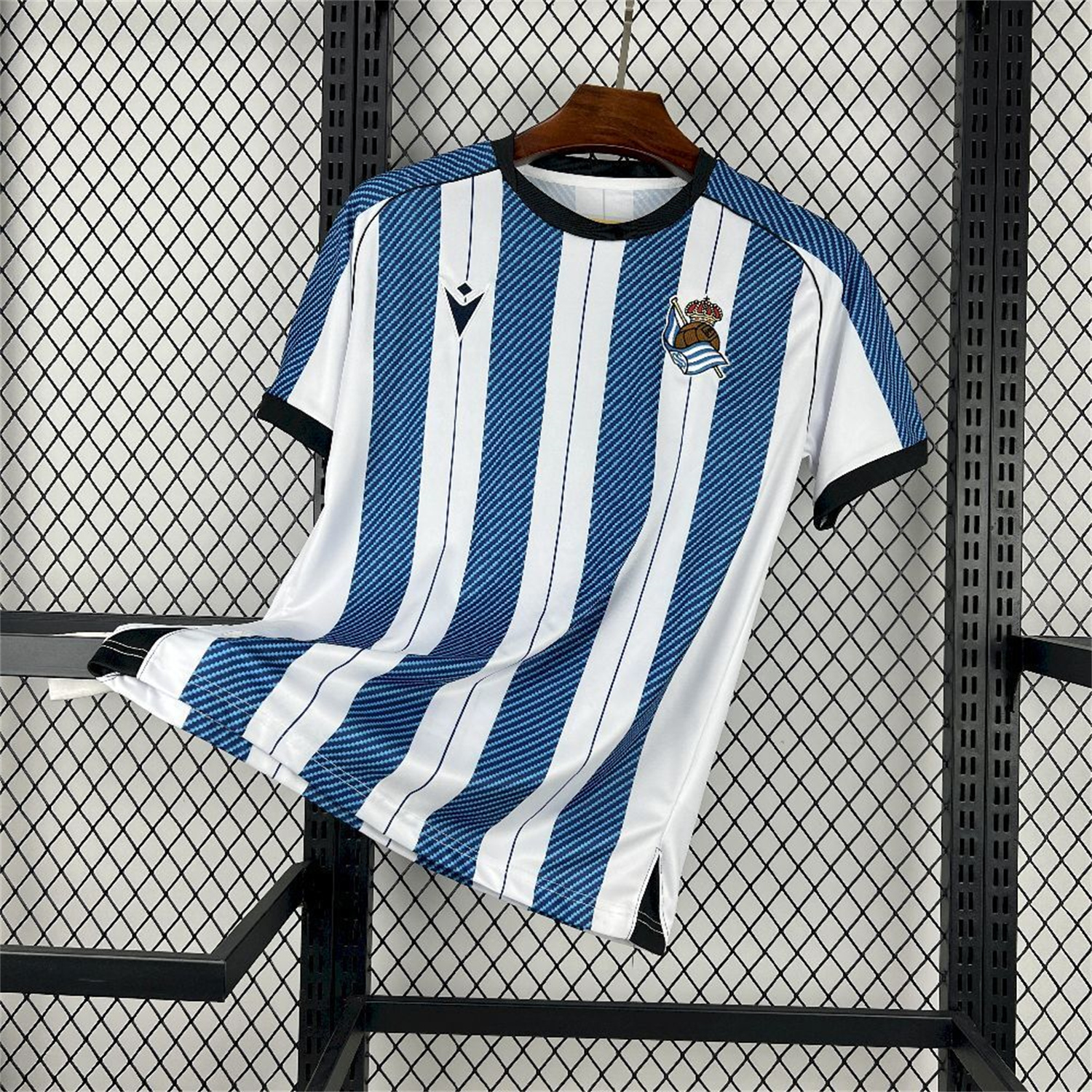 foot-Real Sociedad 25-26 Home Blue And White Jersey - Fans Version