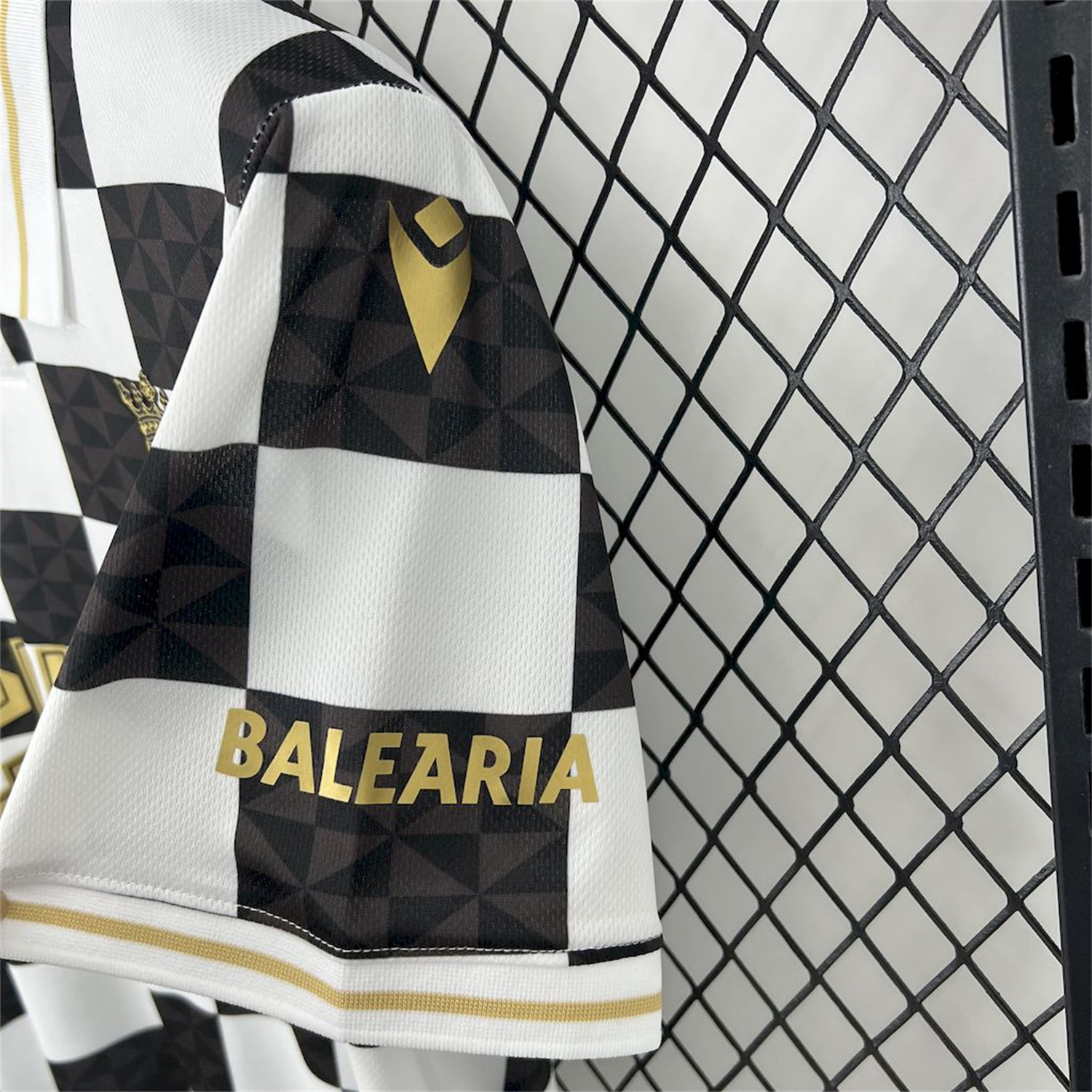 foot-AD Ceuta 24-25 Copa del Rey Black White Jersey - Fans Version