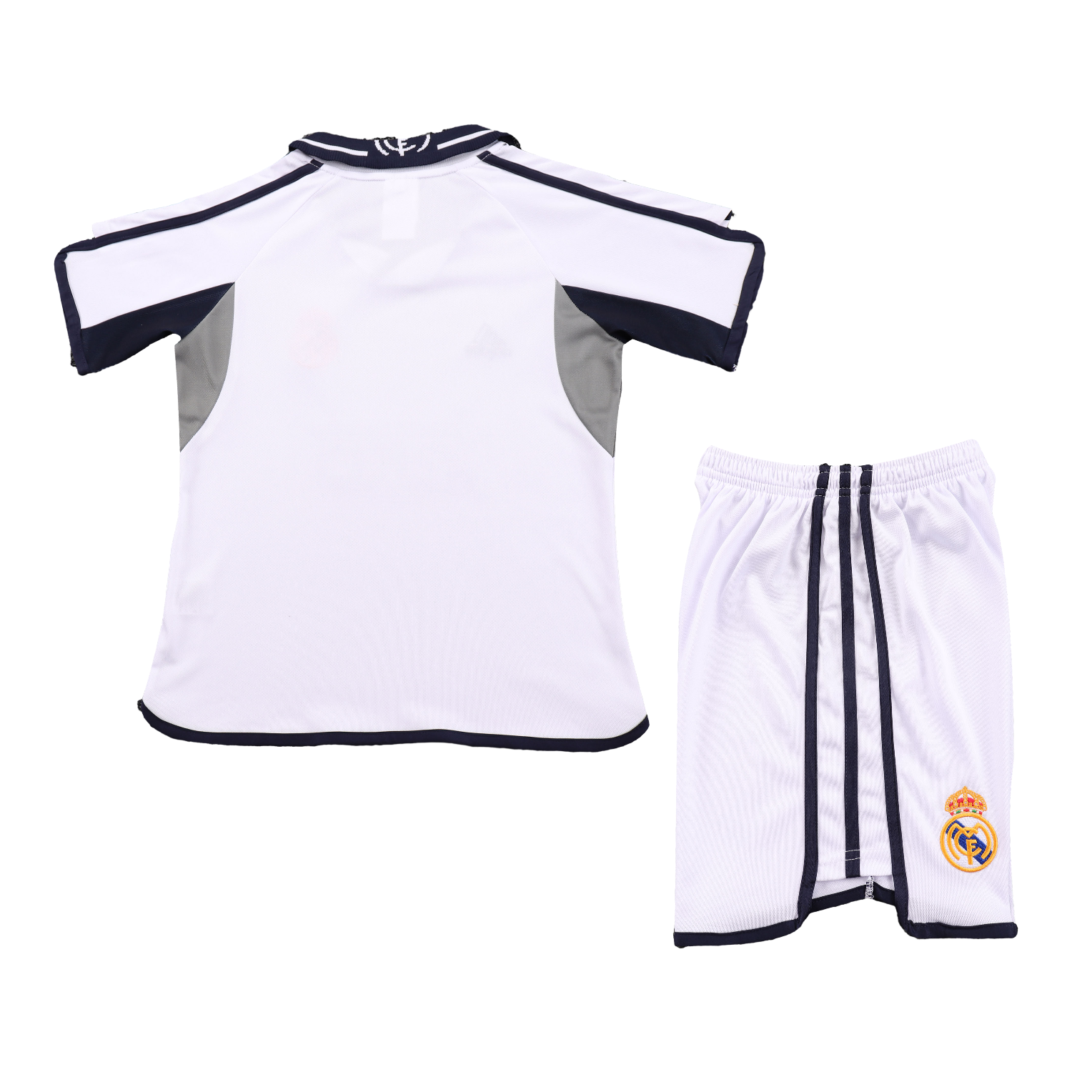 foot-Retro Real Madrid 2000-01 Home Kids Kit