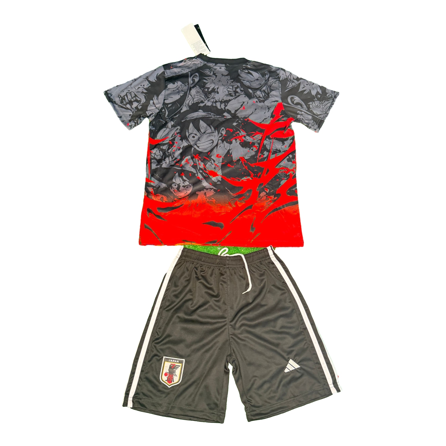 foot-Japan 25-26 Luffy's Steel Arm Black & Red Special Kids Kit