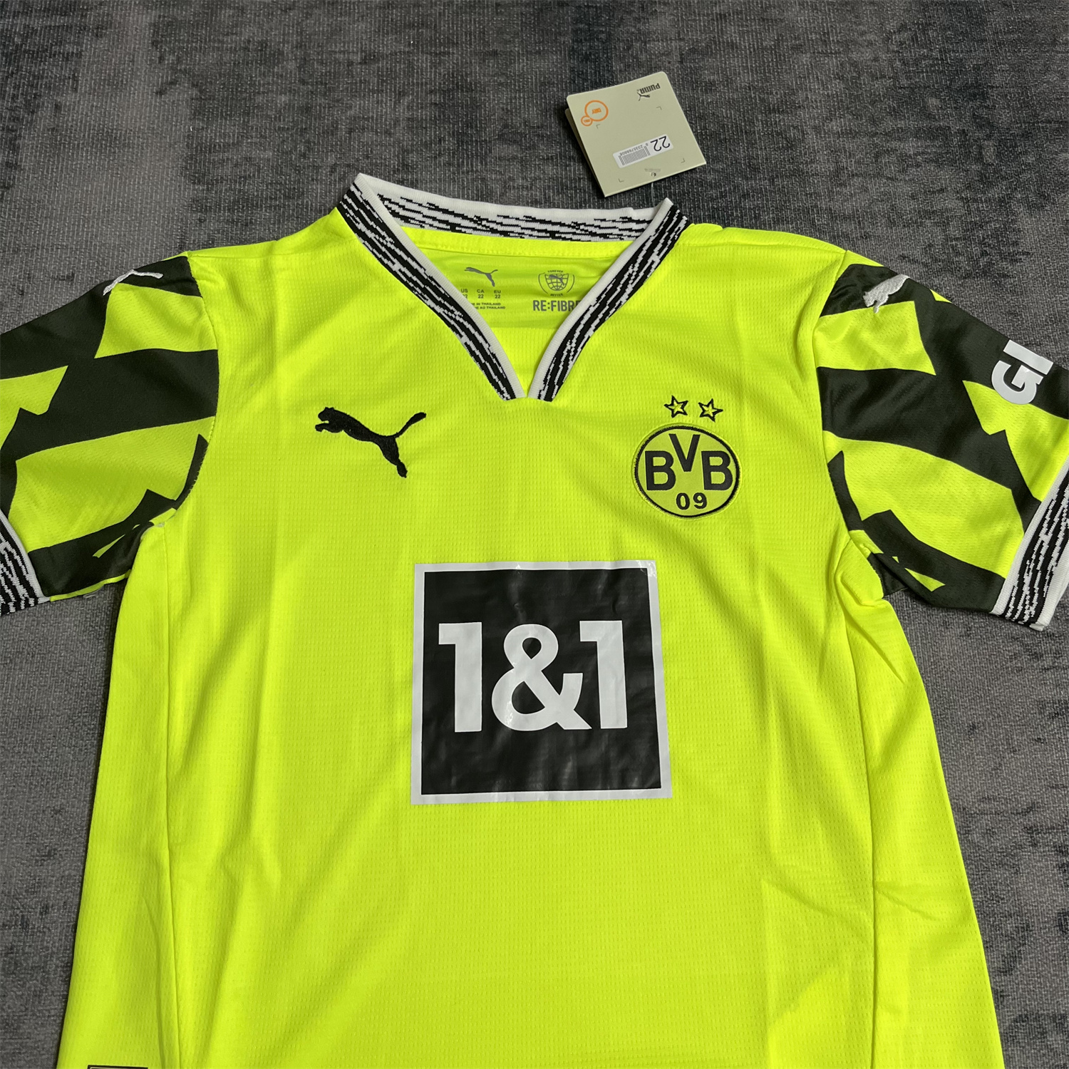 foot-Dortmund 24-25 Yellow Alert Special Edition Kids Kit with Black Shorts