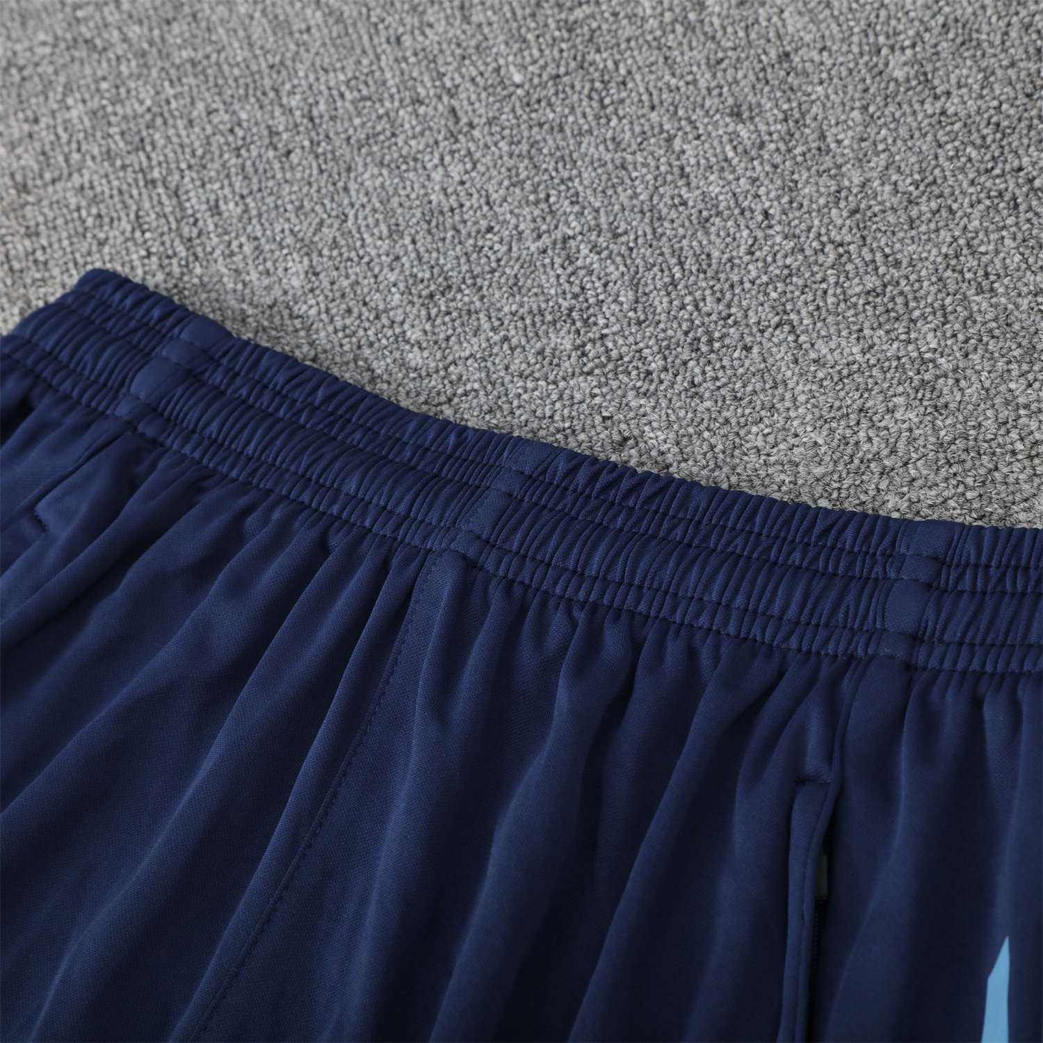 foot-Real Madrid 25-26 Vest Training Set - Blue Water Pattern Top & Deep Blue Shorts