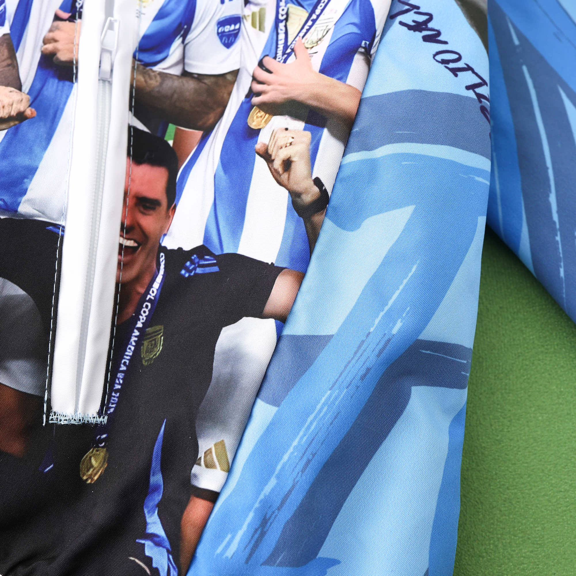 foot-Argentina 24-25 Blue Double Sided Reversible Windbreaker - 2024 Copa America Championship