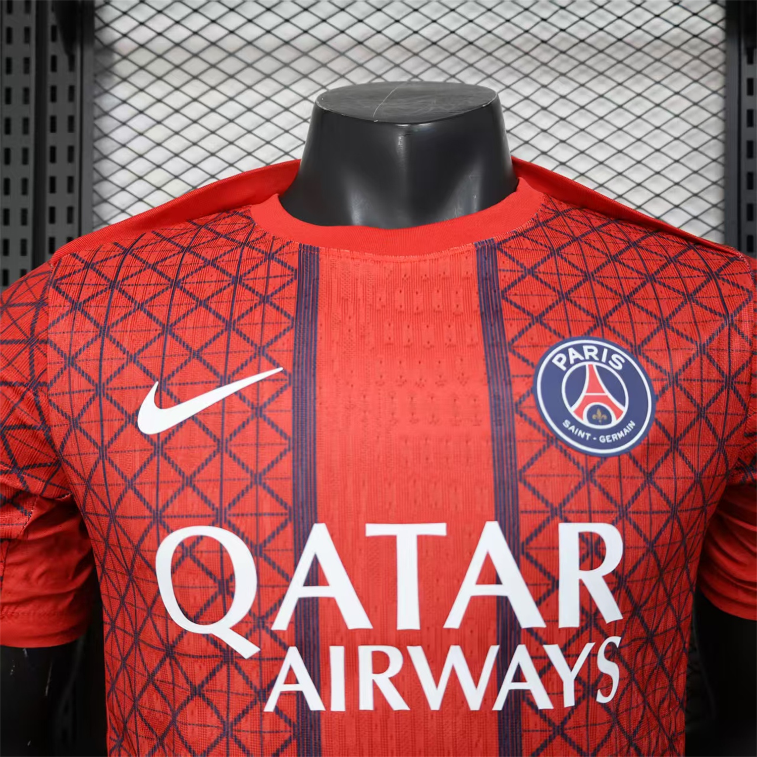 foot-Paris Saint-Germain PSG 25-26 Red Pre-Match Training Jersey - Player Version