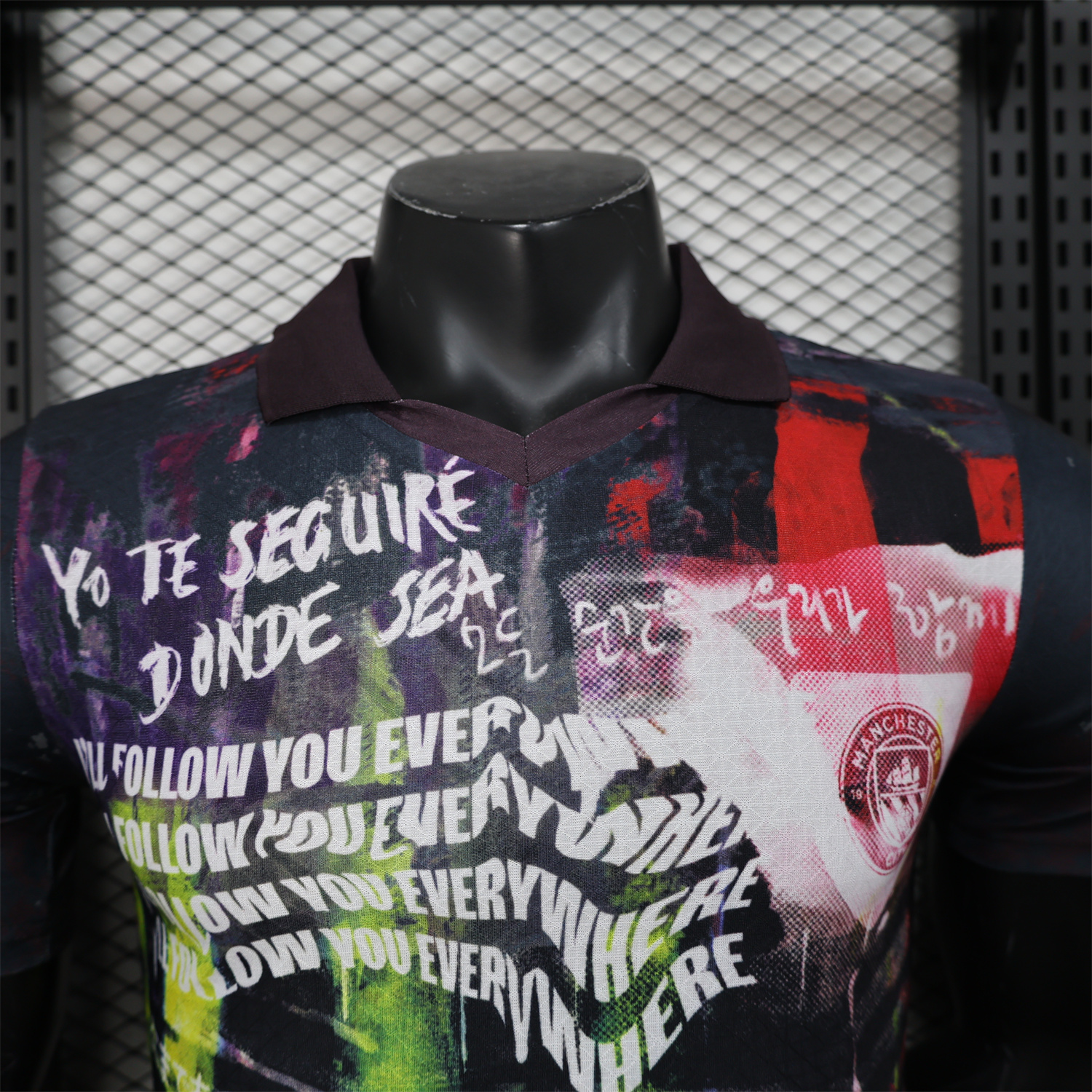 foot-Manchester City 24-25 Black Graffiti Special Edition Jersey - Player Version