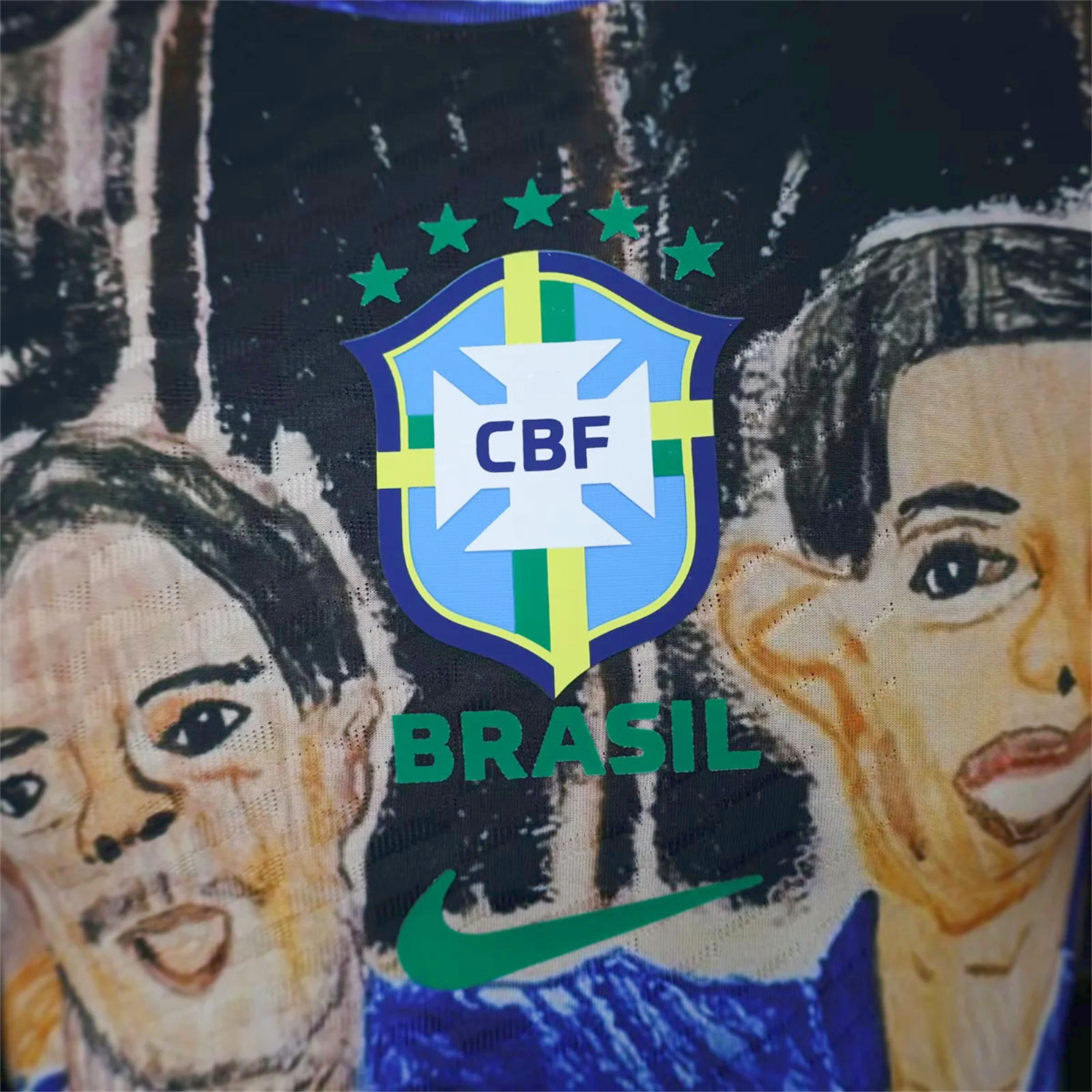 Unitedfootballkit.com | Brazil 2026 Painted Figures Special Jersey - Player Version -Customize Name, Number and Patch | Worldwide Shipping