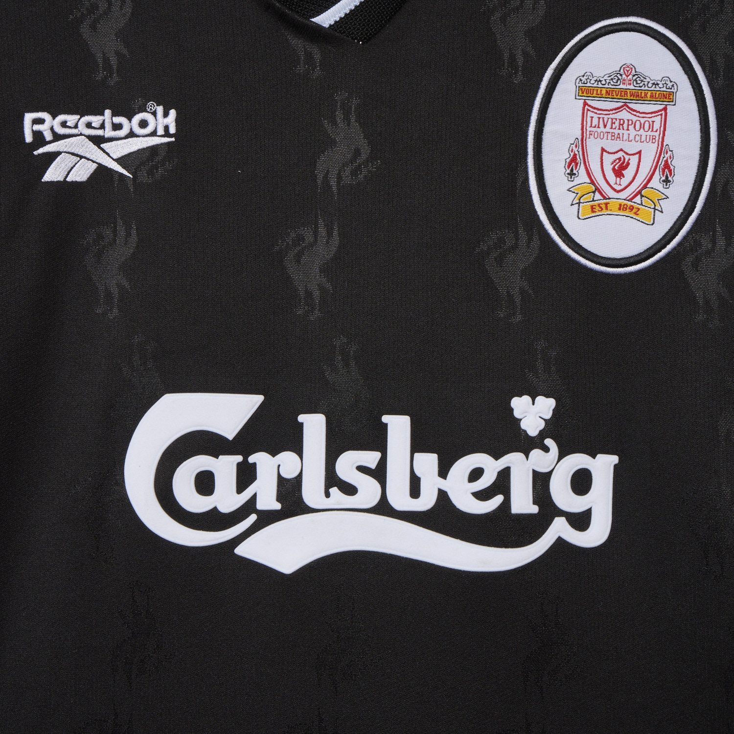 foot-Retro Liver.pool 1996-97 Black Special Jersey