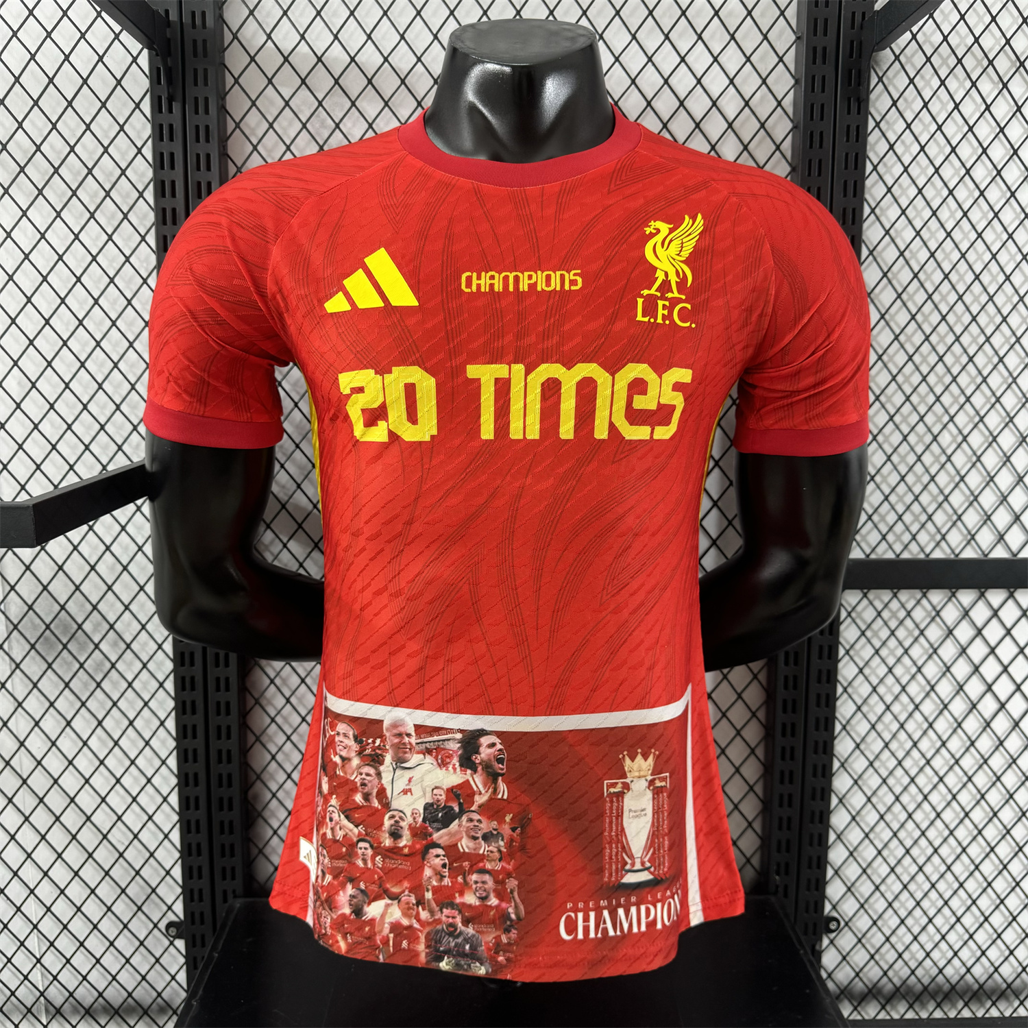 foot-Liver.pool 25-26 20 Times Champions Red Jersey - Player Version