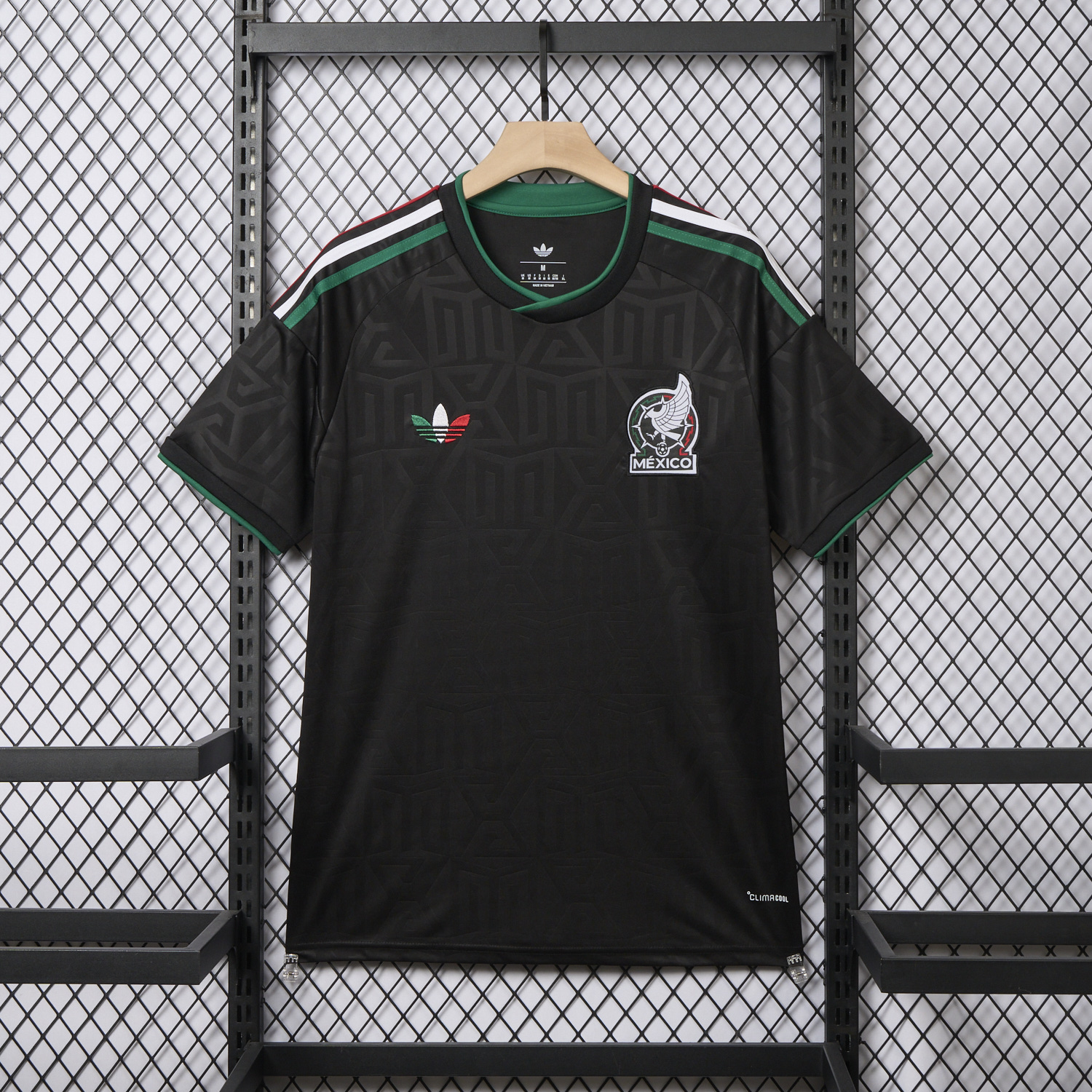 foot-Mexico 25-26 Thire Colors Trefoil Black Special Jersey - Fans Version
