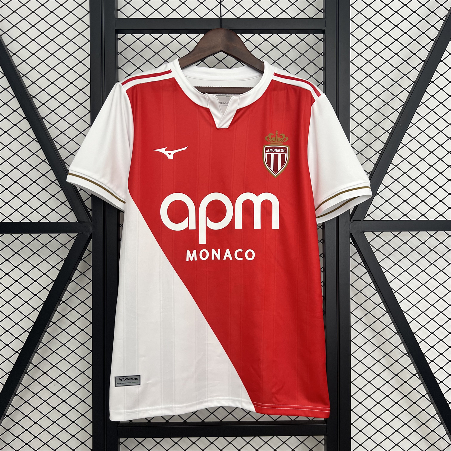 foot-AS Monaco 25-26 Home Jersey - Fans Version