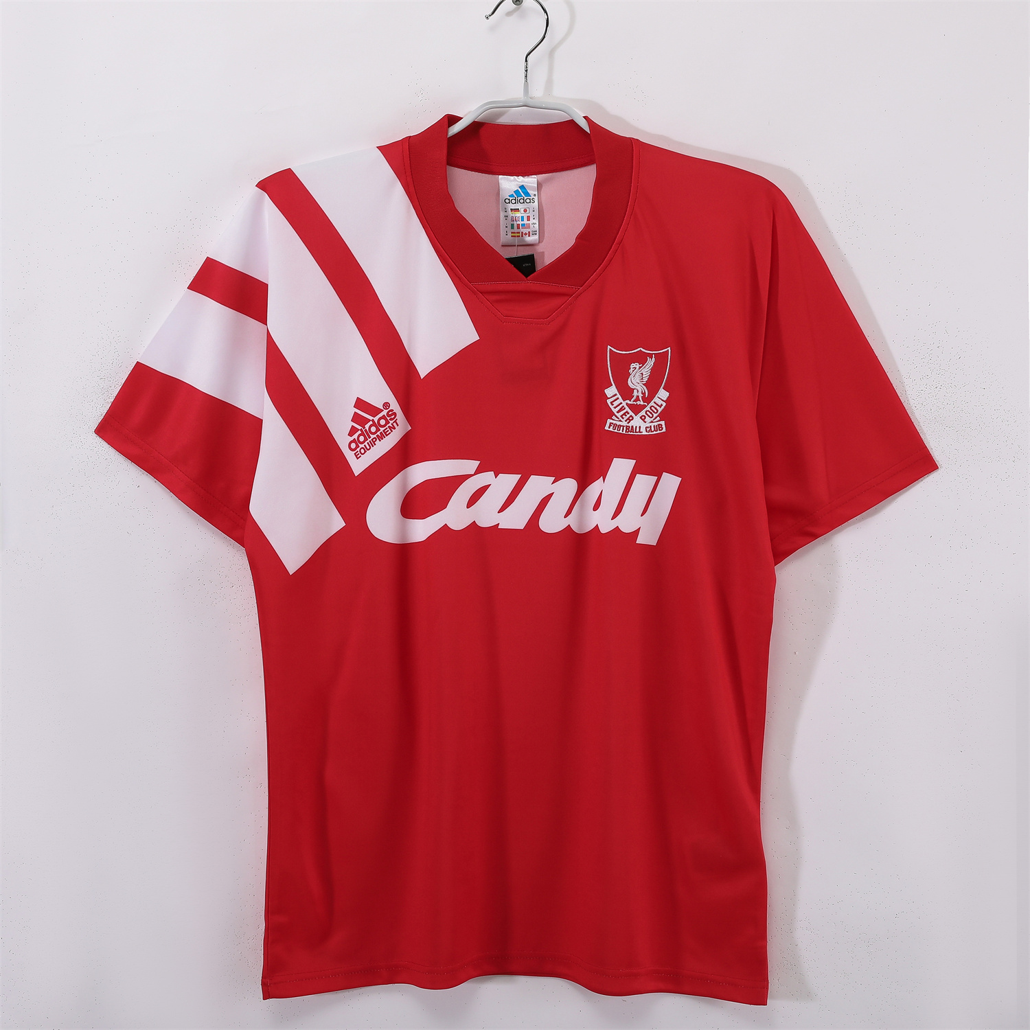 foot-Retro Liver.pool 1991-92 Home Jersey