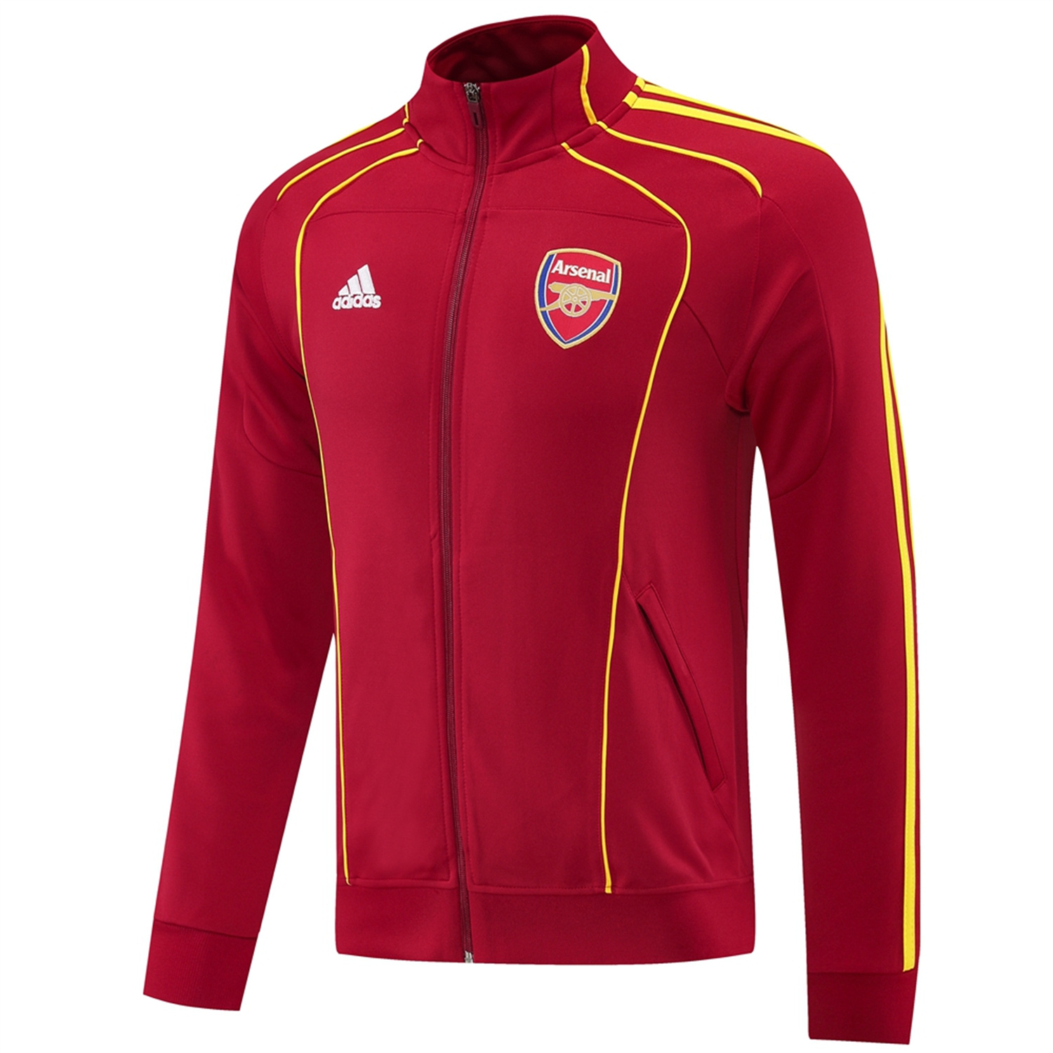 foot-Arsenal 25-26 Jacket Training Tracksuit - Red Jackets & Black Pants