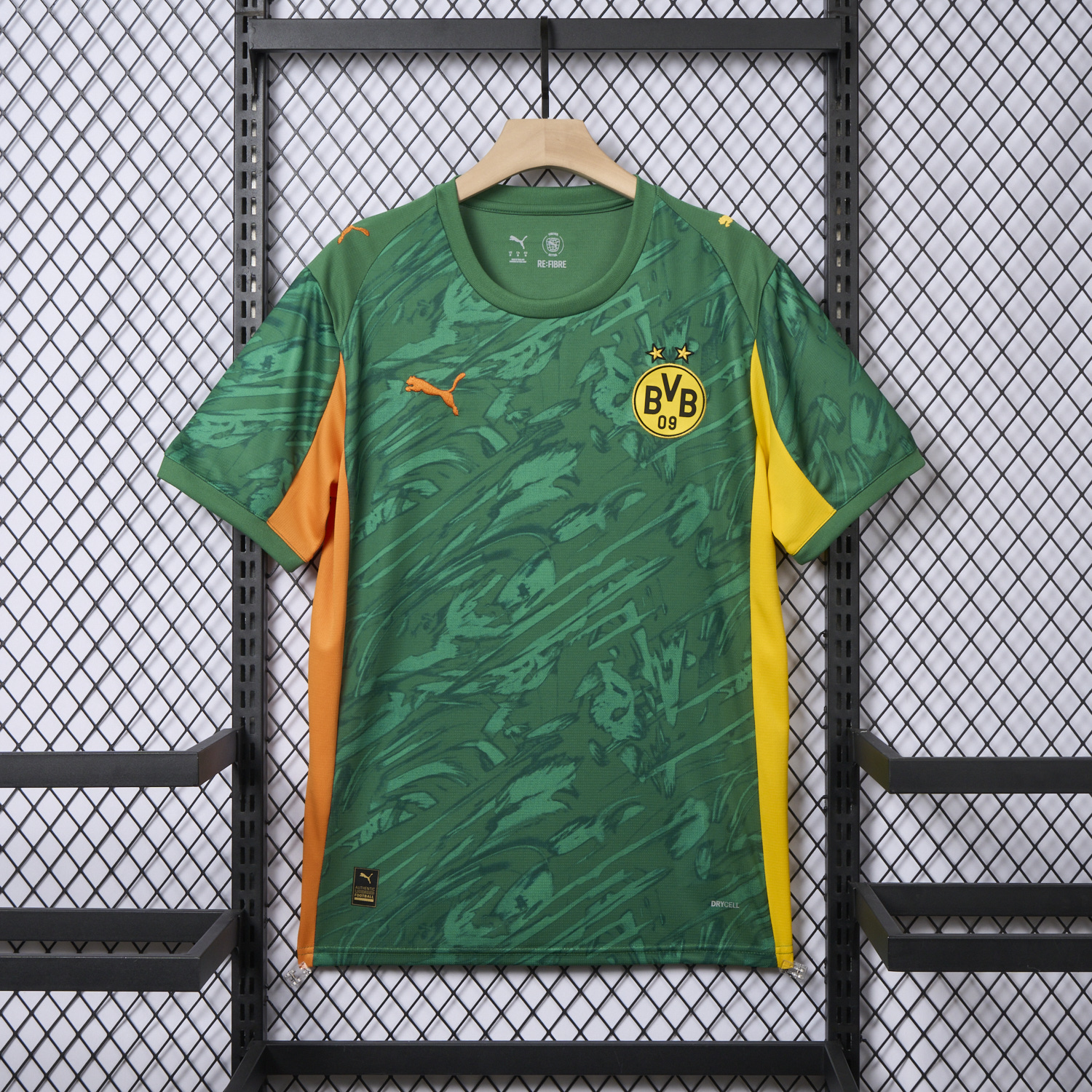 foot-Dortmund 25-26 Green Goalkeeper Unsponsored Jersey - Fans Version