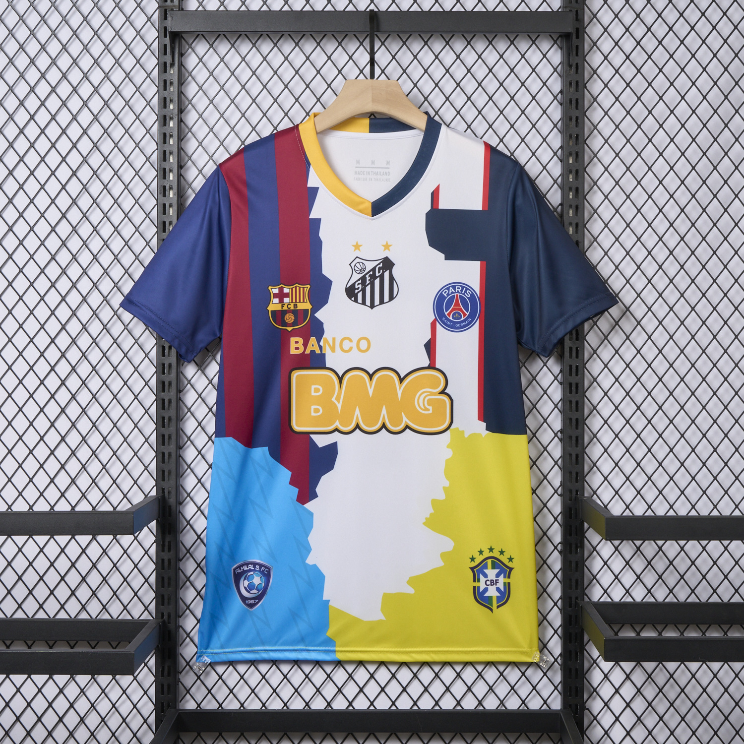 foot-Neymar Career Commemorative Jersey - Fans Version - Barcelona Brazil Paris Saint-Germain PSG Santos Al Hilal SFC