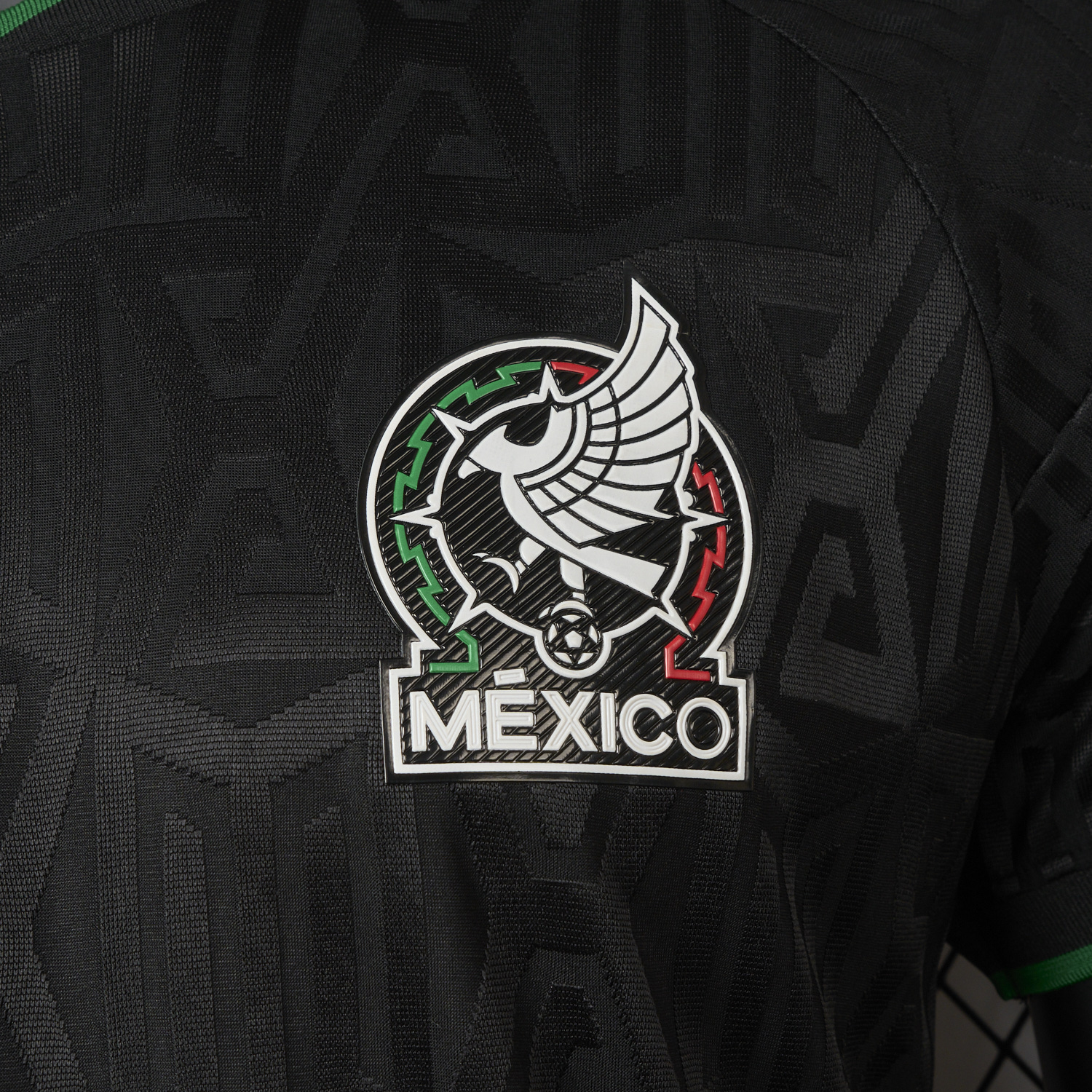 foot-Mexico 25-26 Thire Colors Trefoil Black Special Jersey - Player Version